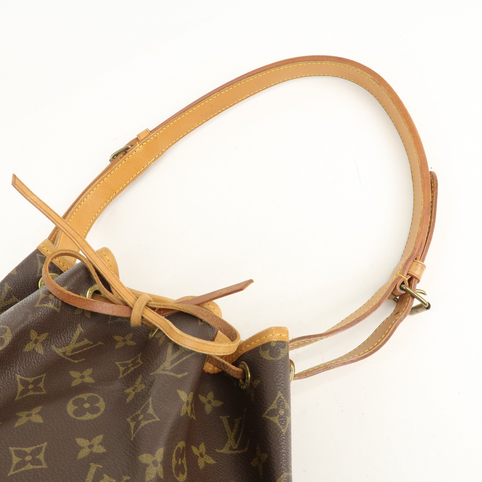 Louis Vuitton Monogram Noe Shoulder Bag Hand Bag Brown M42224 Used