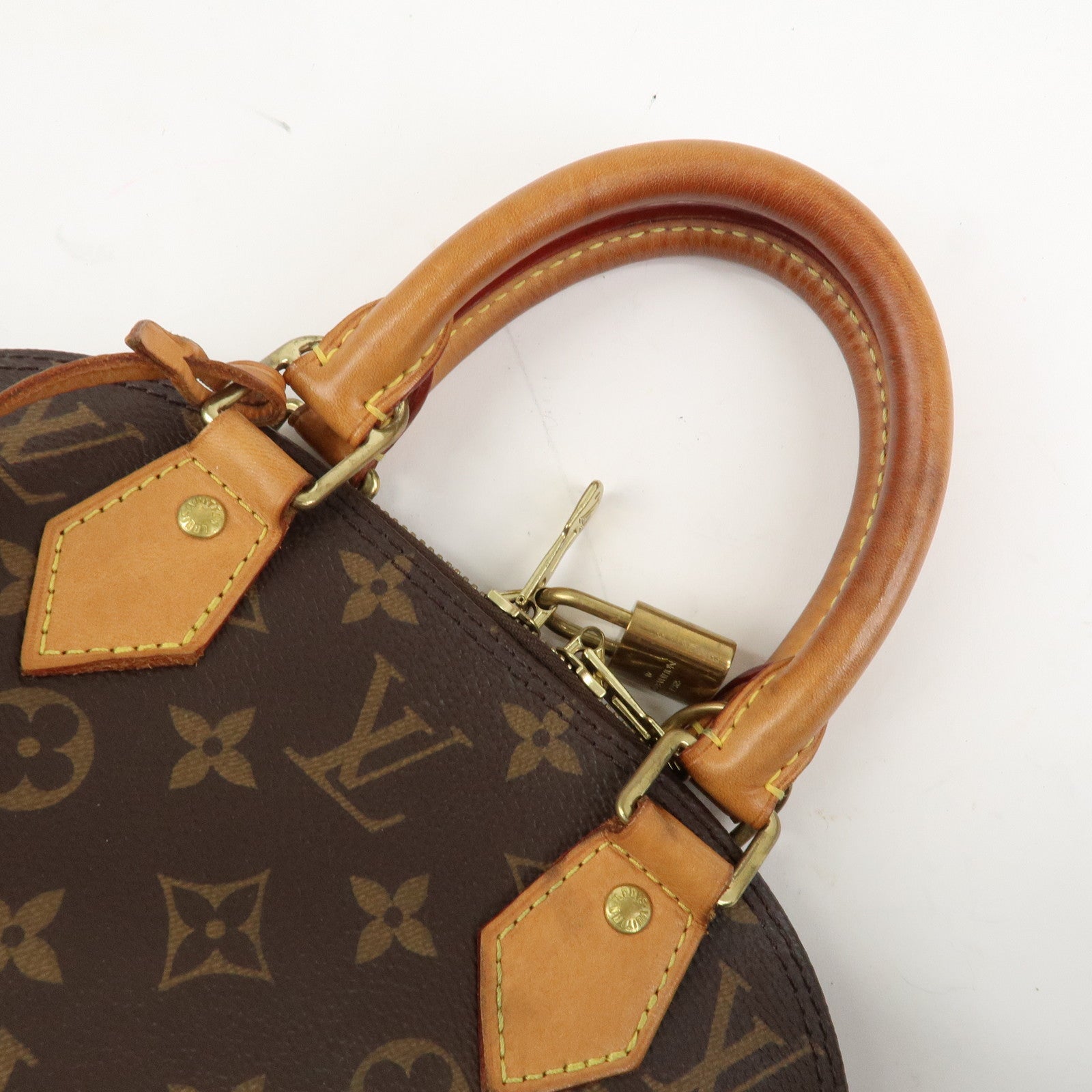 Louis Vuitton Monogram Alma BB 2 Way Hand Bag M53152 Used