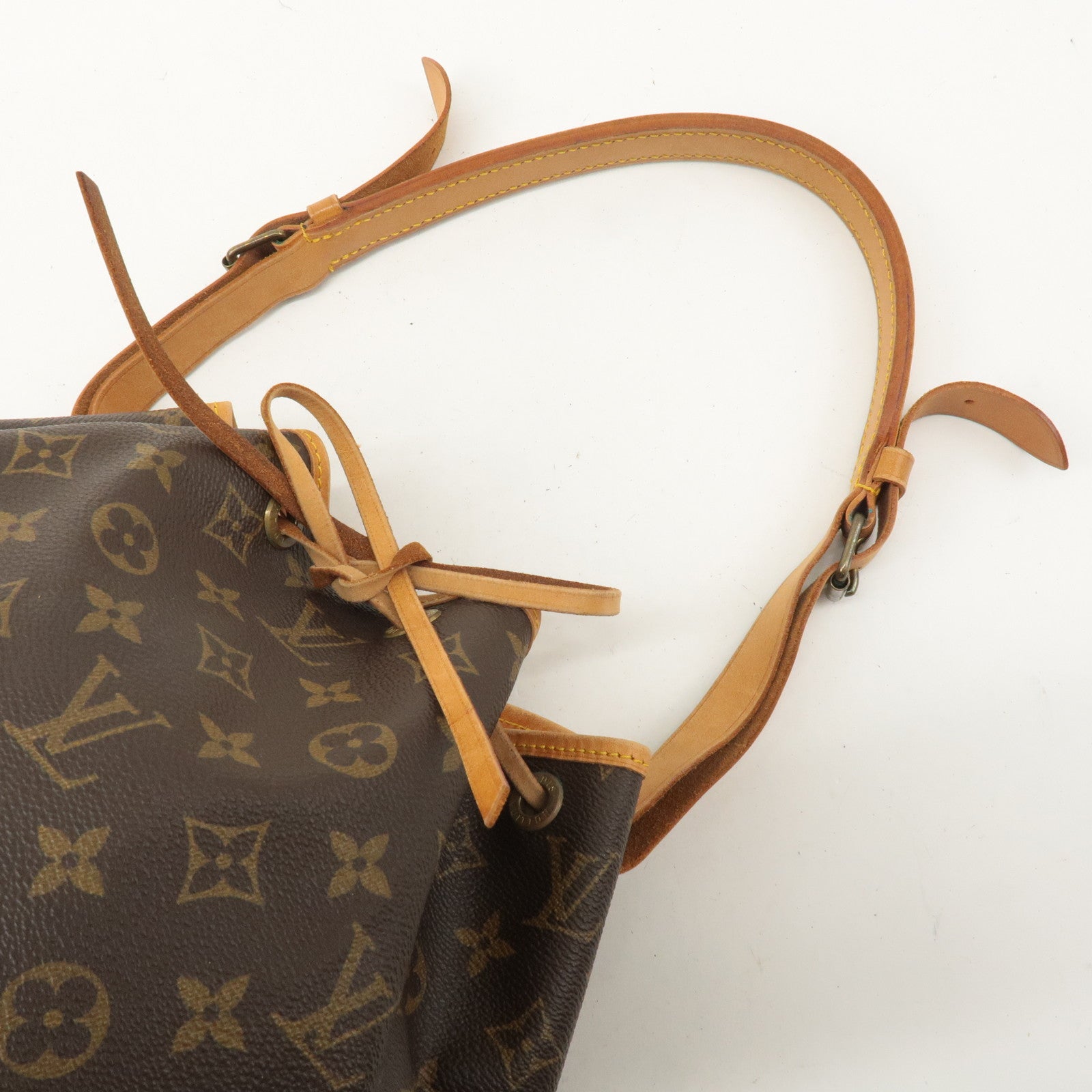 Louis Vuitton Monogram Petit Noe Shoulder Bag Brown M42226