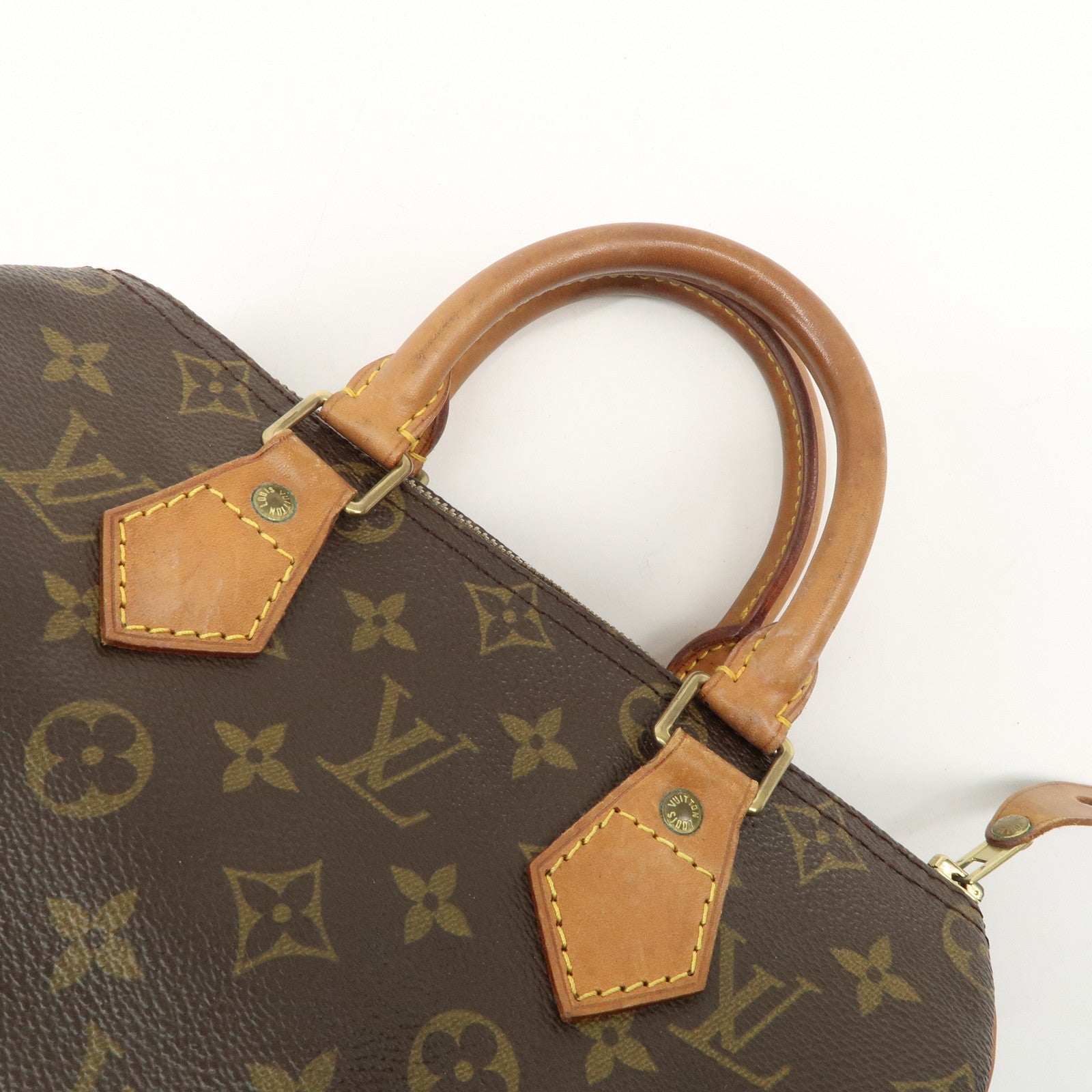 Louis Vuitton Monogram Speedy 25 Hand Bag Boston Bag M41528 Used