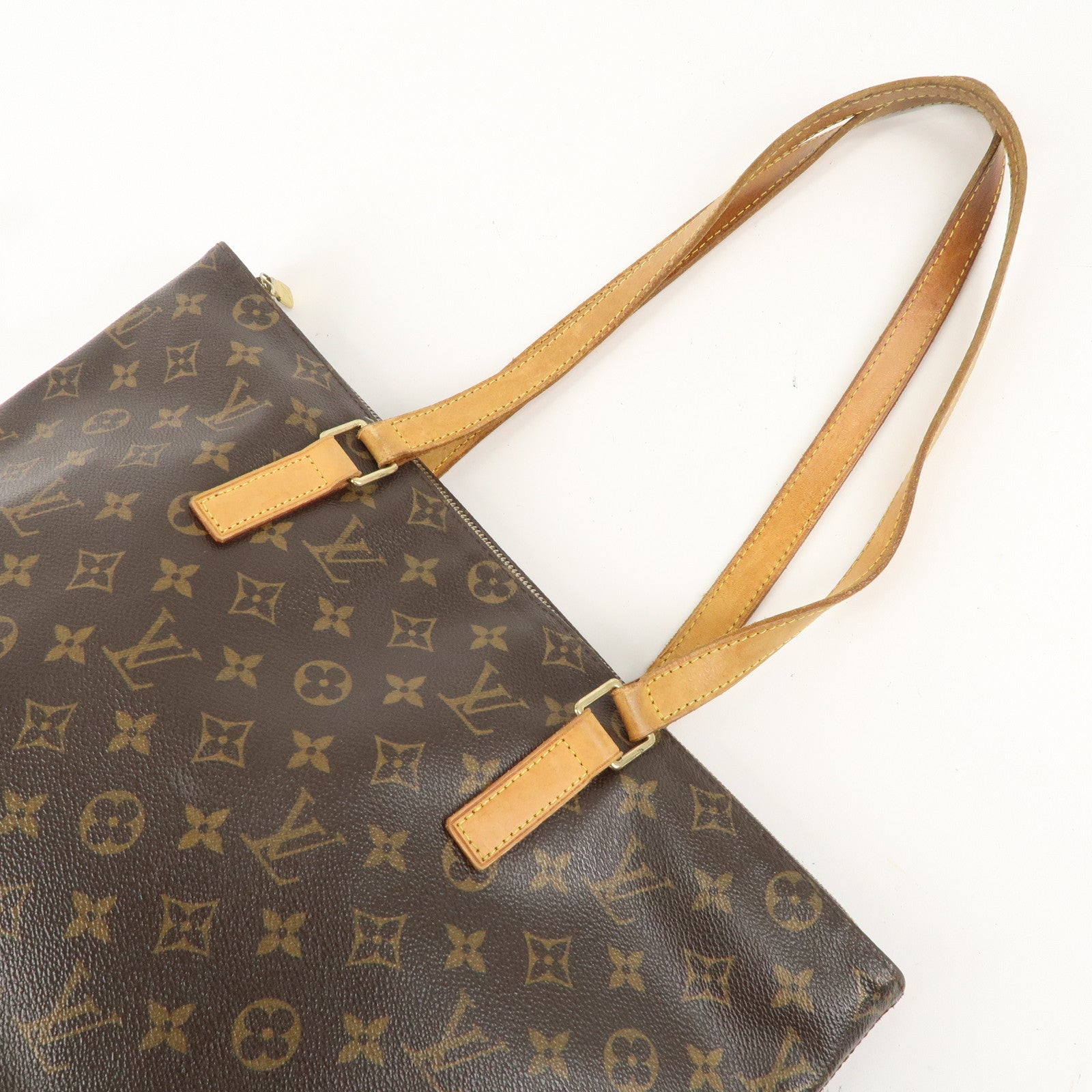 Louis Vuitton Monogram Cabas Mezzo Tote Bag Brown M51151