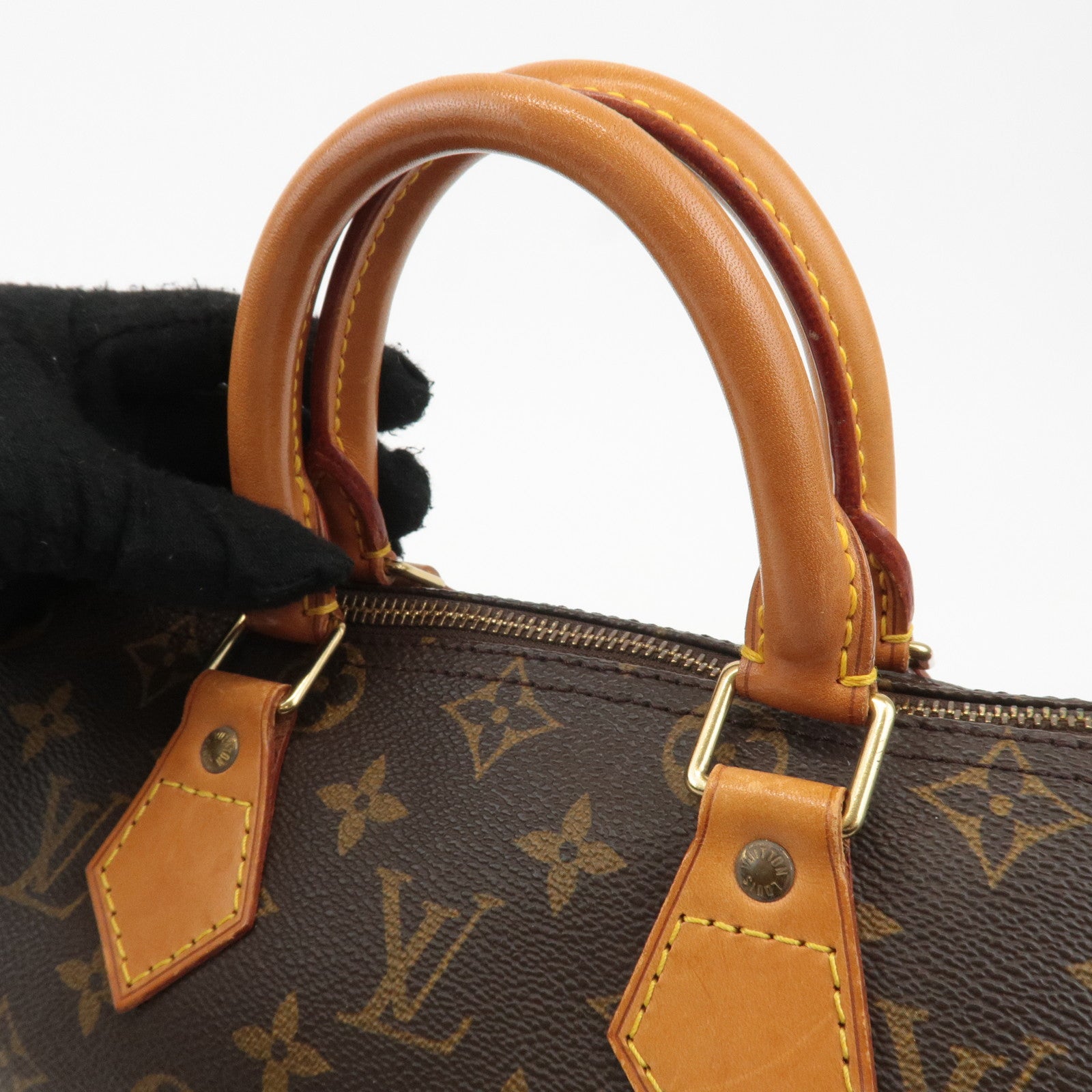 Louis Vuitton Monogram Speedy 25 Hand Bag Boston Bag M41528