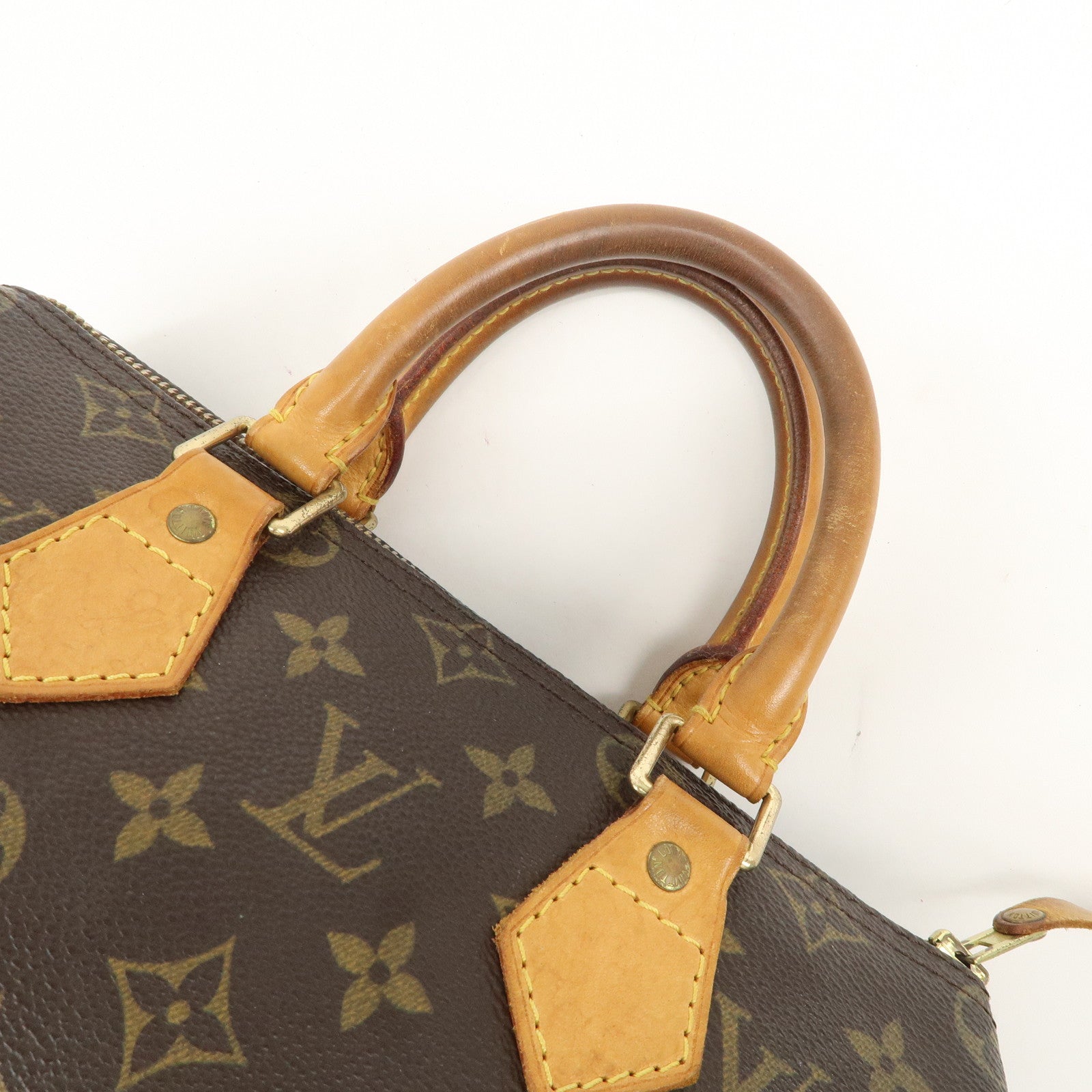 Louis Vuitton Monogram Speedy 25 Hand Bag Boston Bag M41528 Used