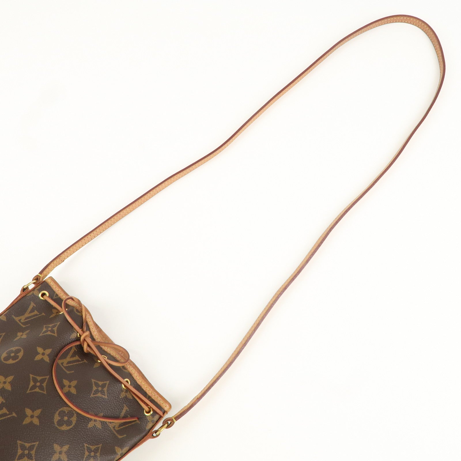 Louis Vuitton Monogram Nano Noe Shoulder Bag Brown M41346