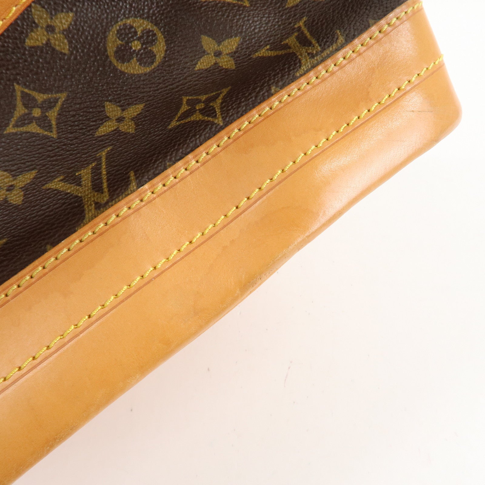 Louis Vuitton Monogram Noe Shoulder Bag Hand Bag Brown M42224 Used