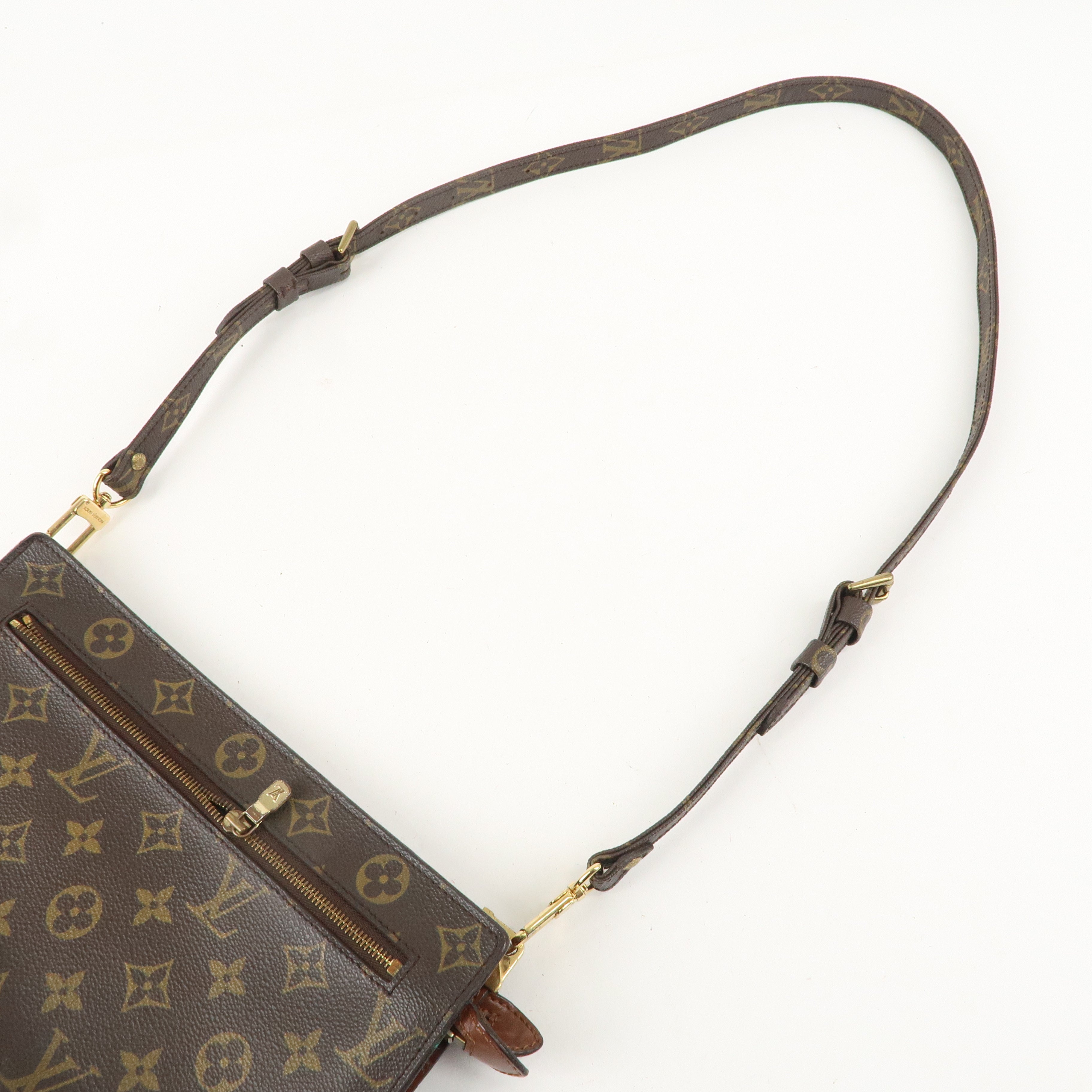 Louis Vuitton Monogram Enghien Shoulder Bag Crossbody Bag M51205