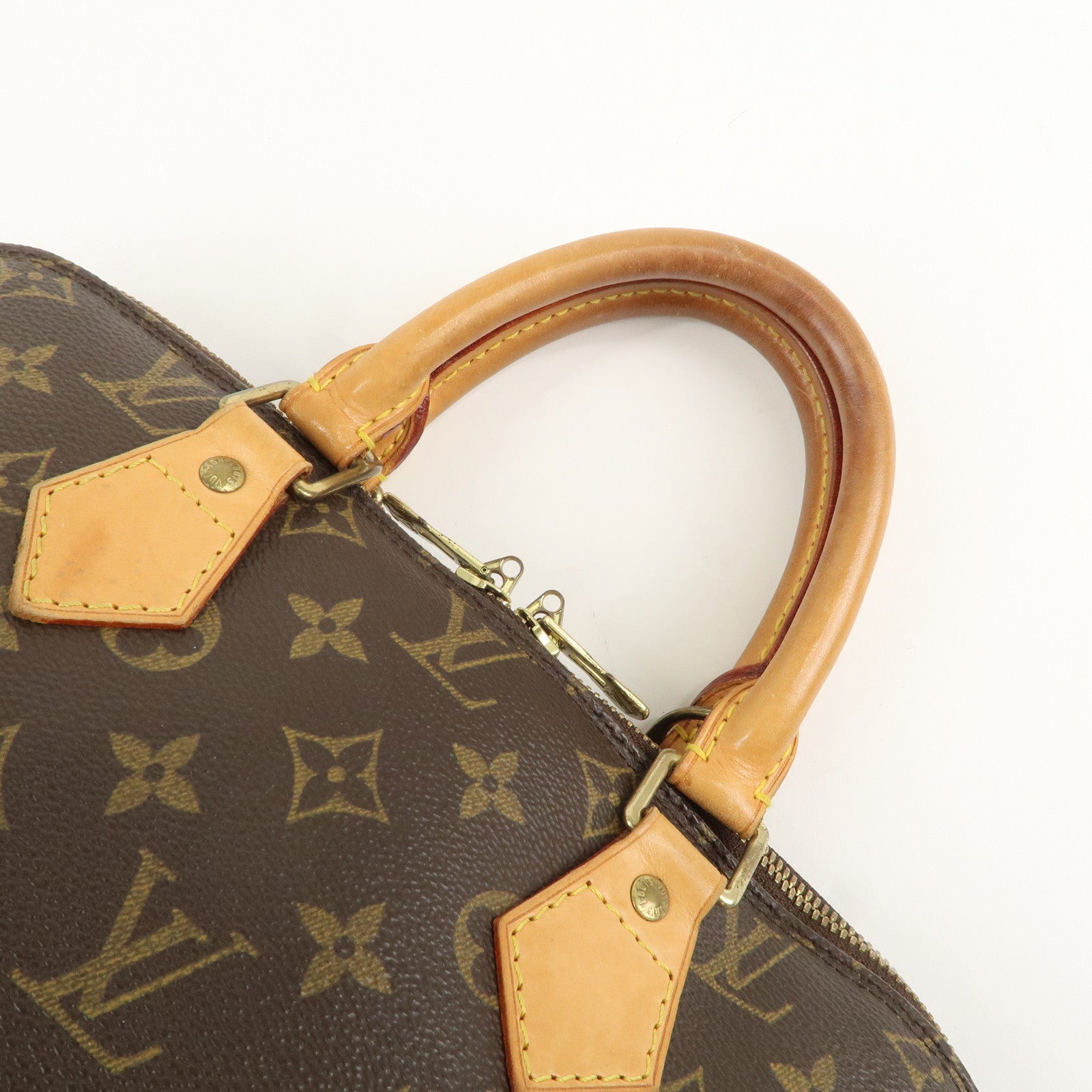 Louis Vuitton Monogram Alma Hand Bag Brown M51130