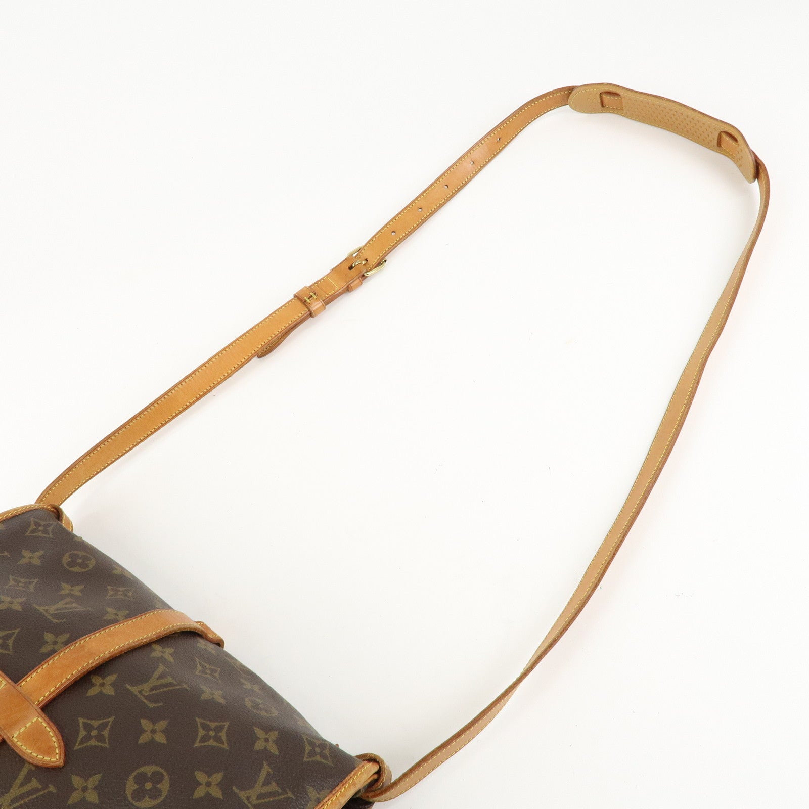 Louis Vuitton Monogram Saumur 30 Crossbody Bag Brown M42256 Used