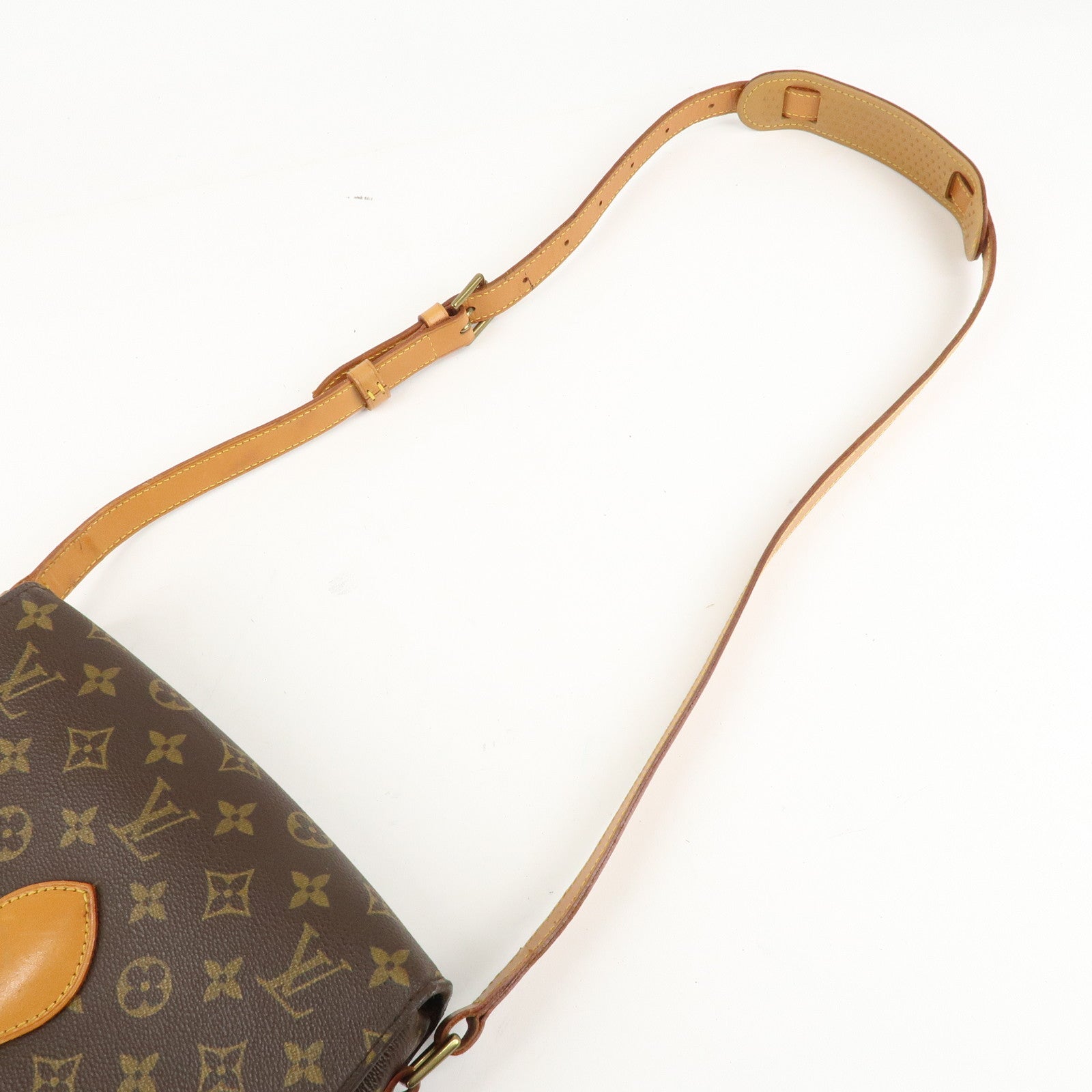 Louis Vuitton Monogram Saint Cloud GM Shoulder Bag Brown M51242