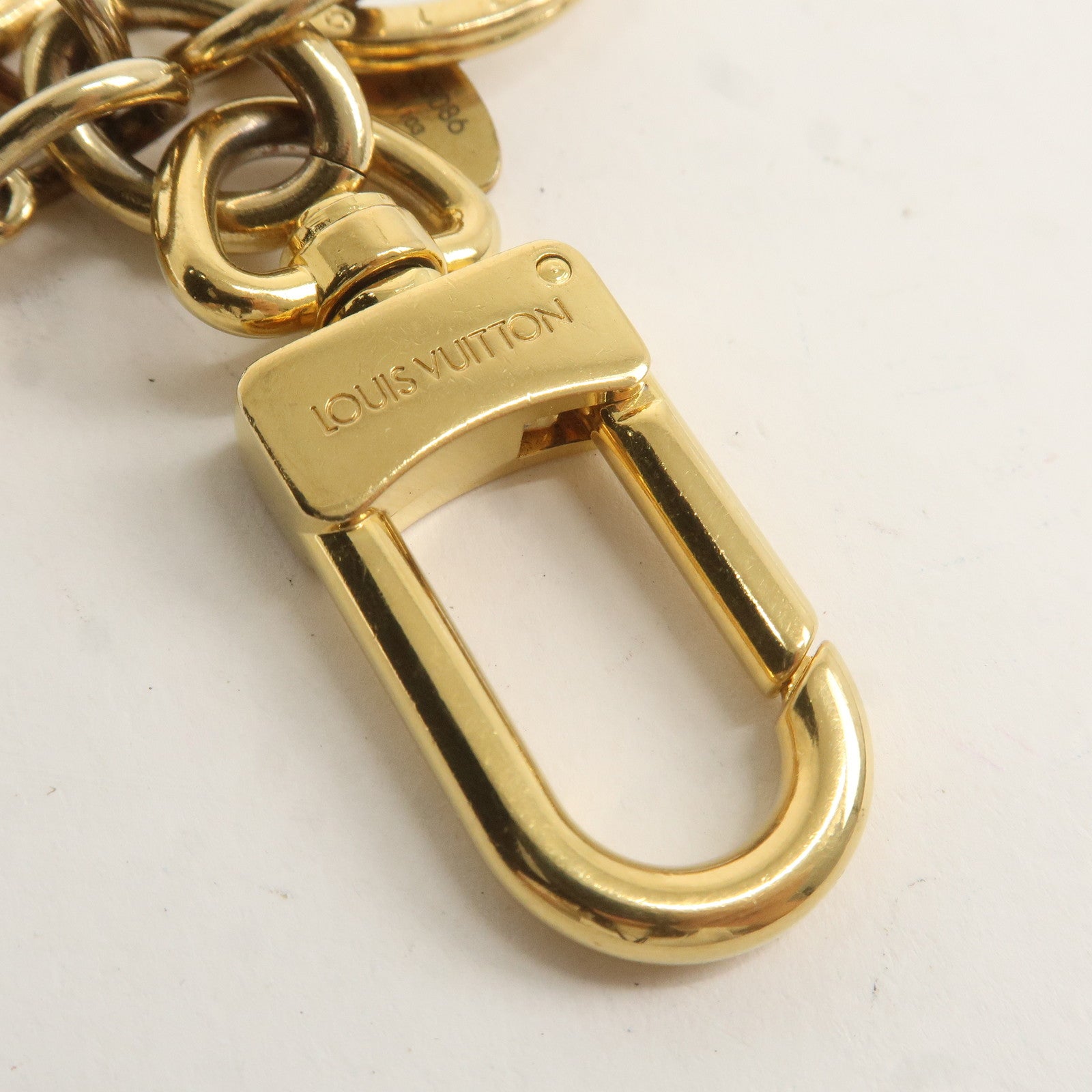 Louis Vuitton Porte Cles Maison Bag Charm Key Charm Gold M65086