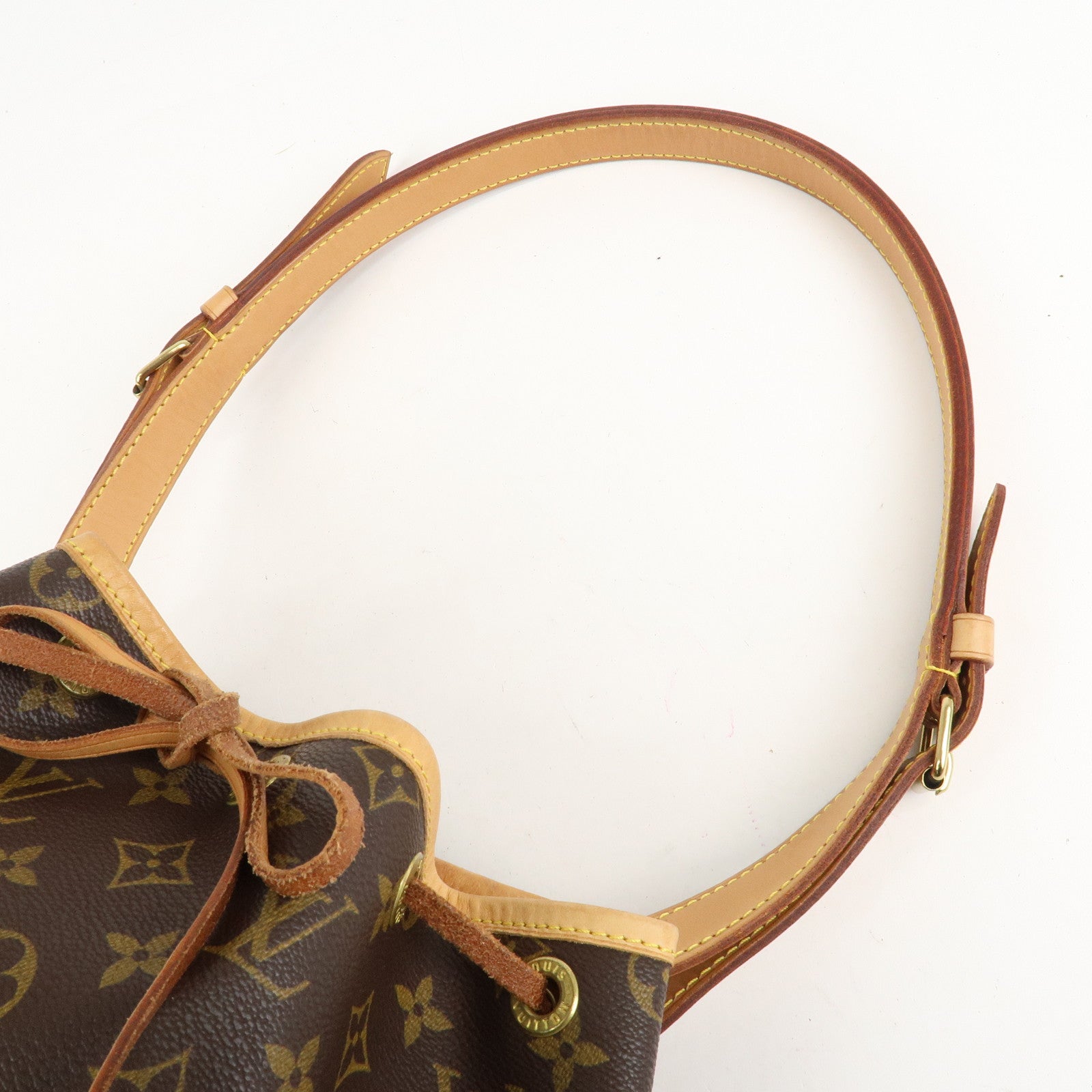 Louis Vuitton Monogram Noe Shoulder Bag Hand Bag Brown M42224 Used