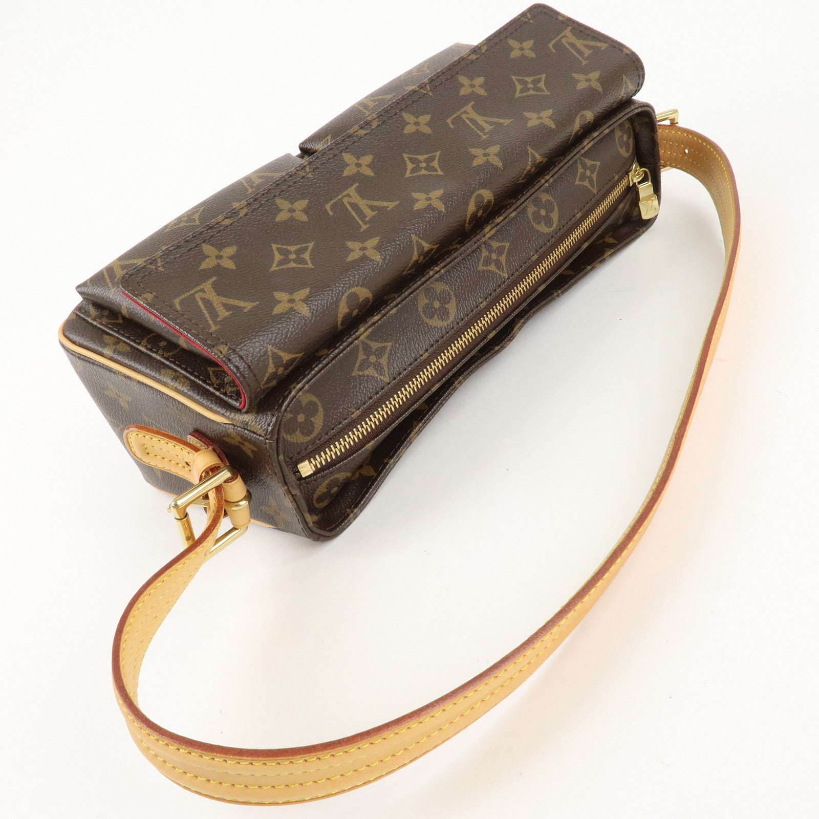 Louis Vuitton Monogram Vivacite Shoulder Bag Hand Bag M51164