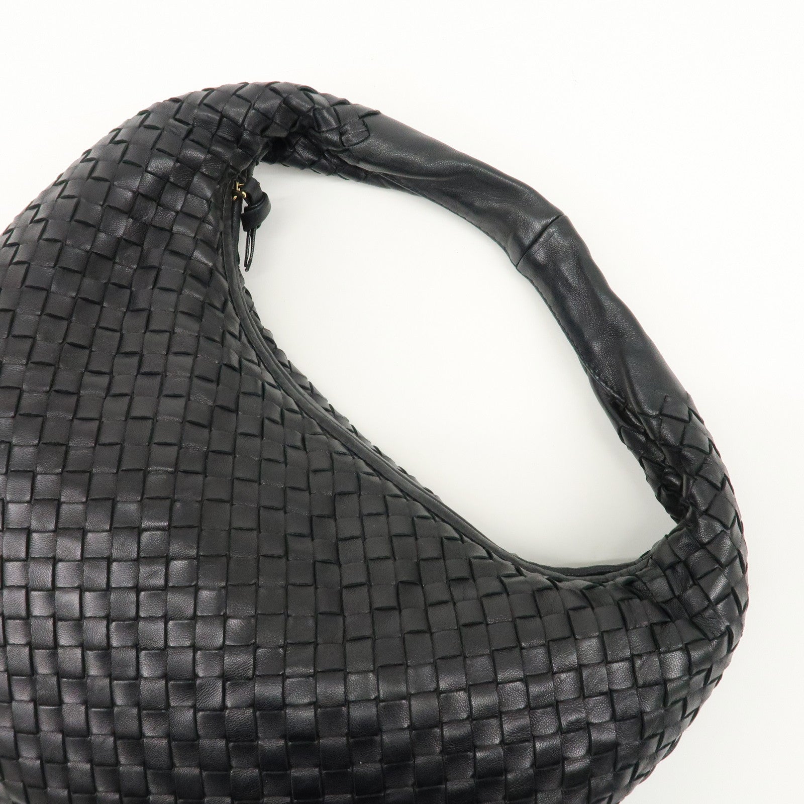 BOTTEGA VENETA Hobo Intrecciato Leather Shoulder Bag 115653