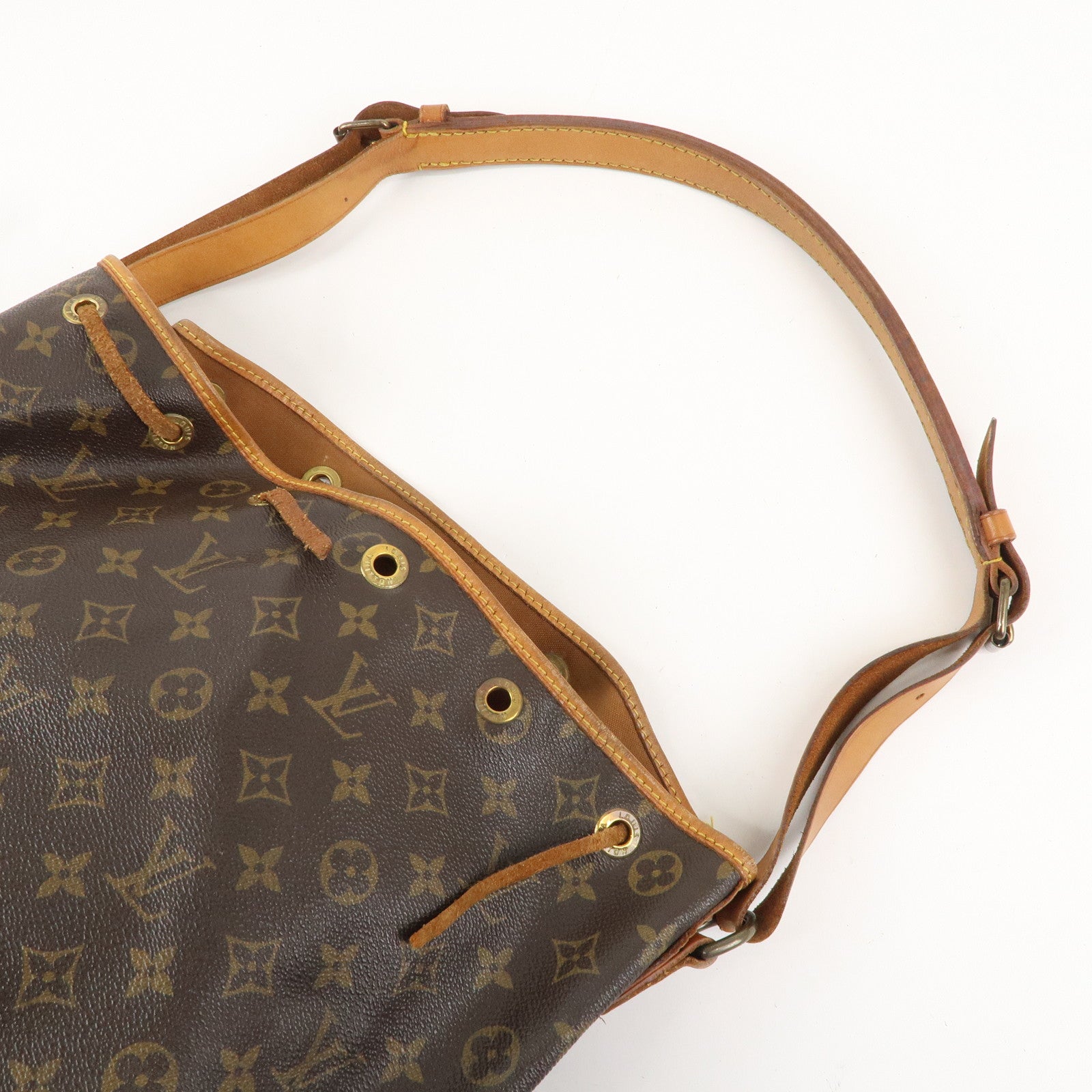 Louis Vuitton Monogram Noe Shoulder Bag Hand Bag Brown M42224