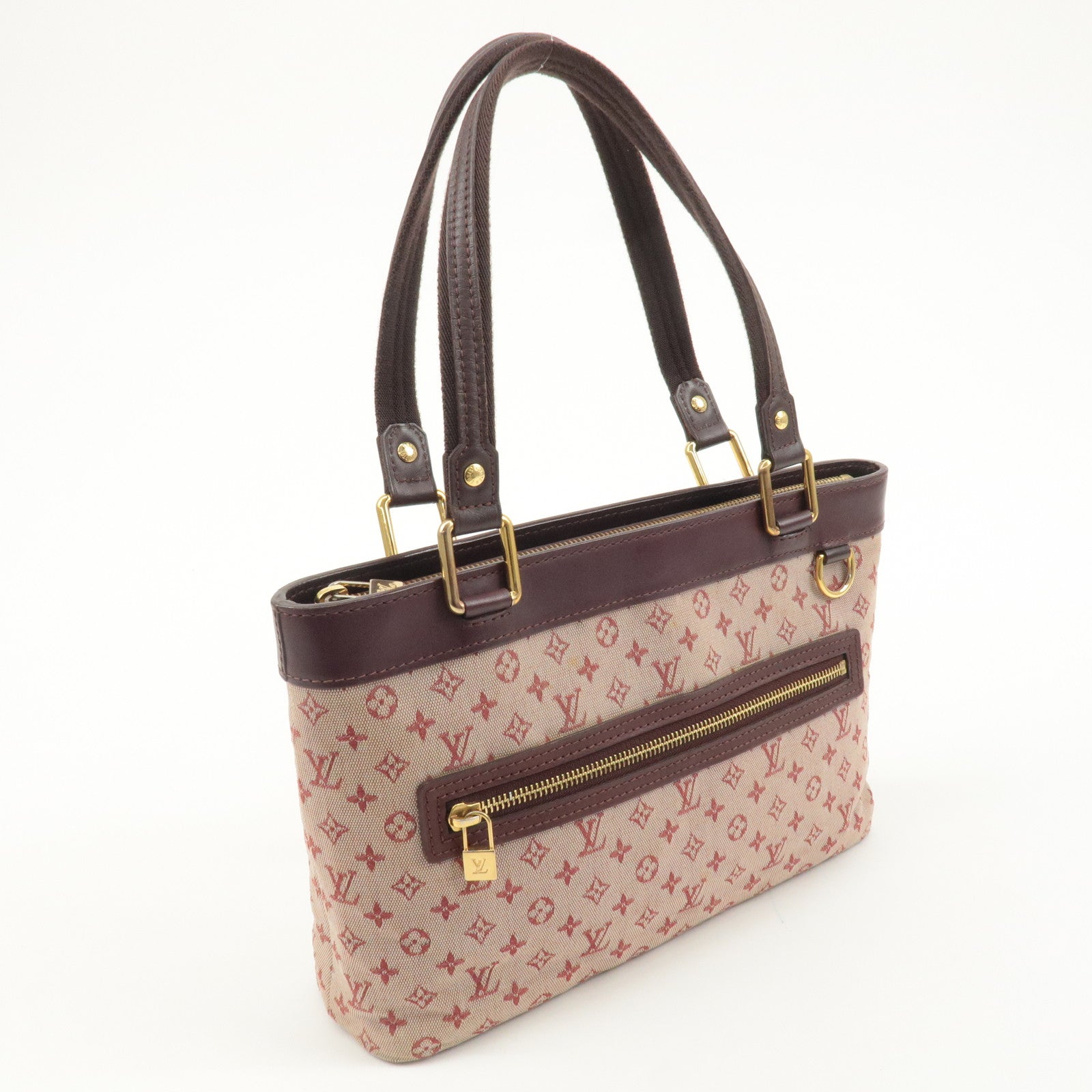 Louis Vuitton Monogram Mini Lucille PM Hand Bag Cerise M92678