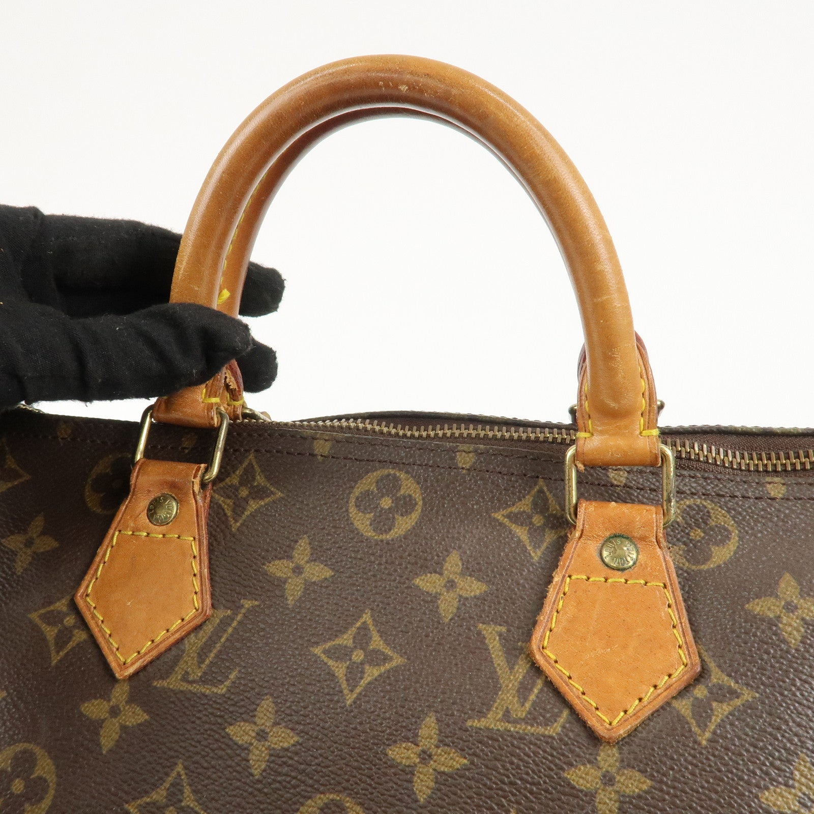 Louis Vuitton Monogram Speedy 30 Hand Bag Boston Bag M41526 Used