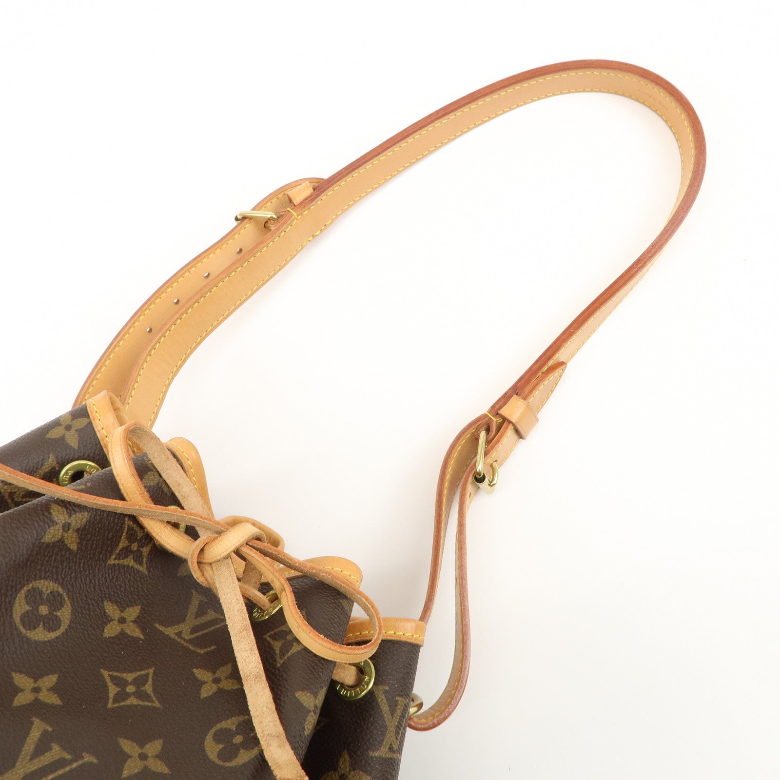 Louis Vuitton Monogram Petit Noe Shoulder Bag Brown M42226 Used