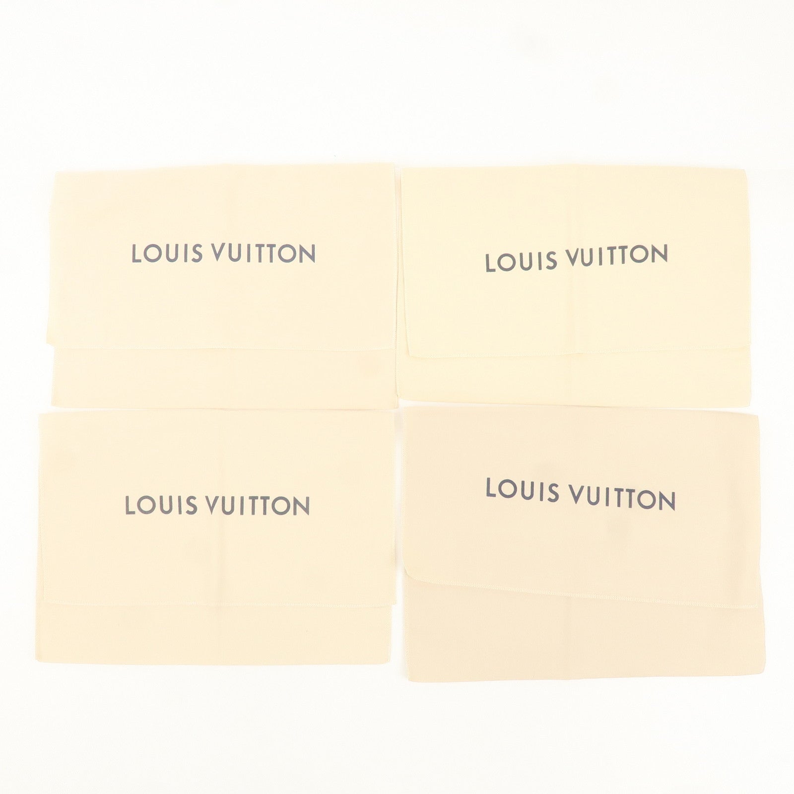 Louis Vuitton Set of 10 Storage Bag Dust Bag New Model Beige