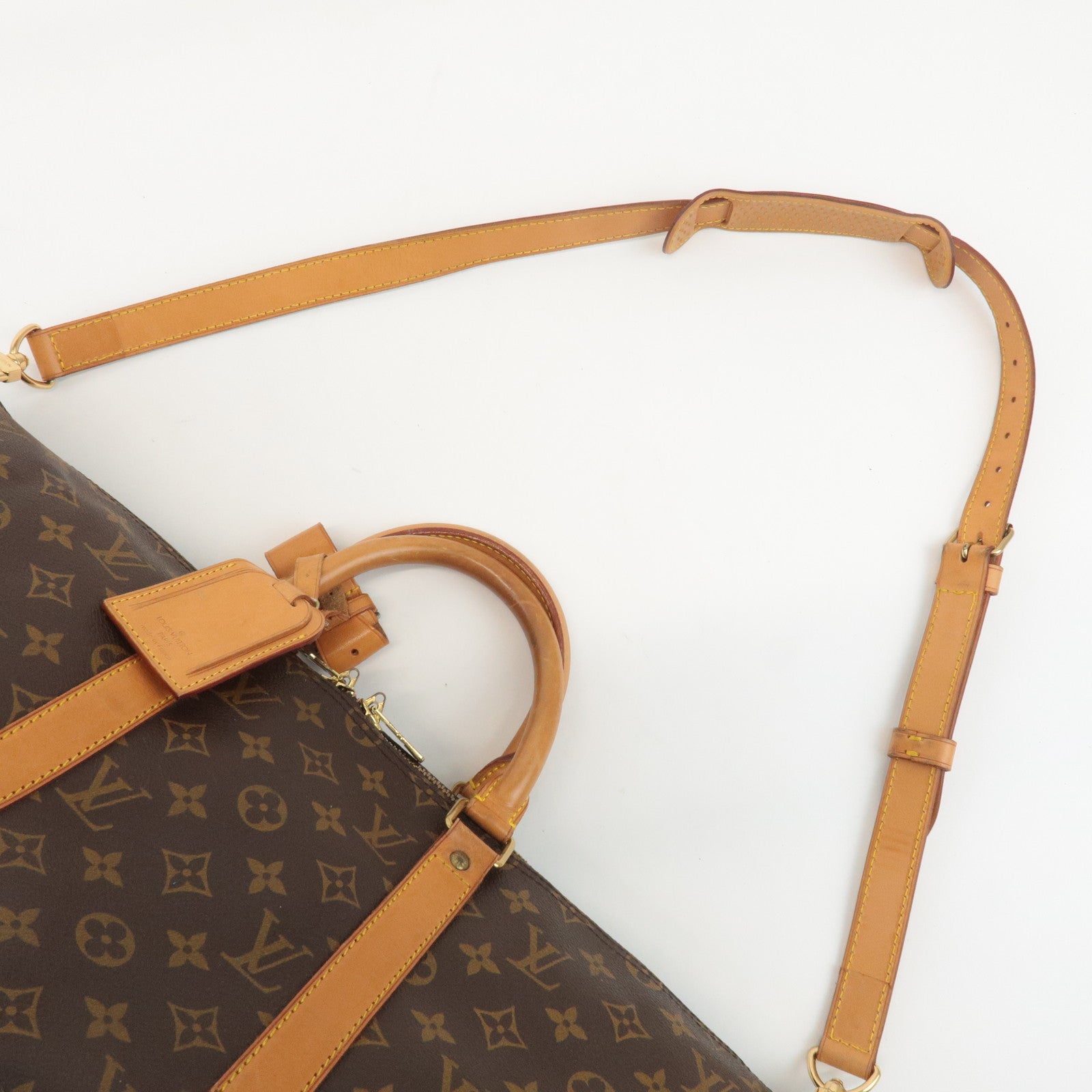 Louis Vuitton Monogram Keep All 50 Boston Bag Brown M41416