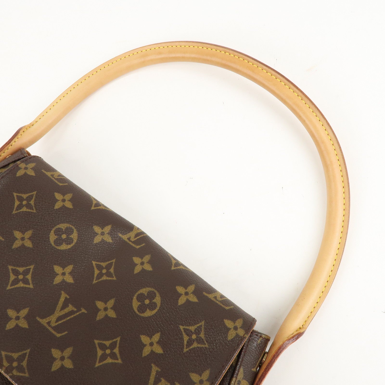 Louis Vuitton Monogram Mini Looping Shoulder Bag Hand Bag M51147 Used