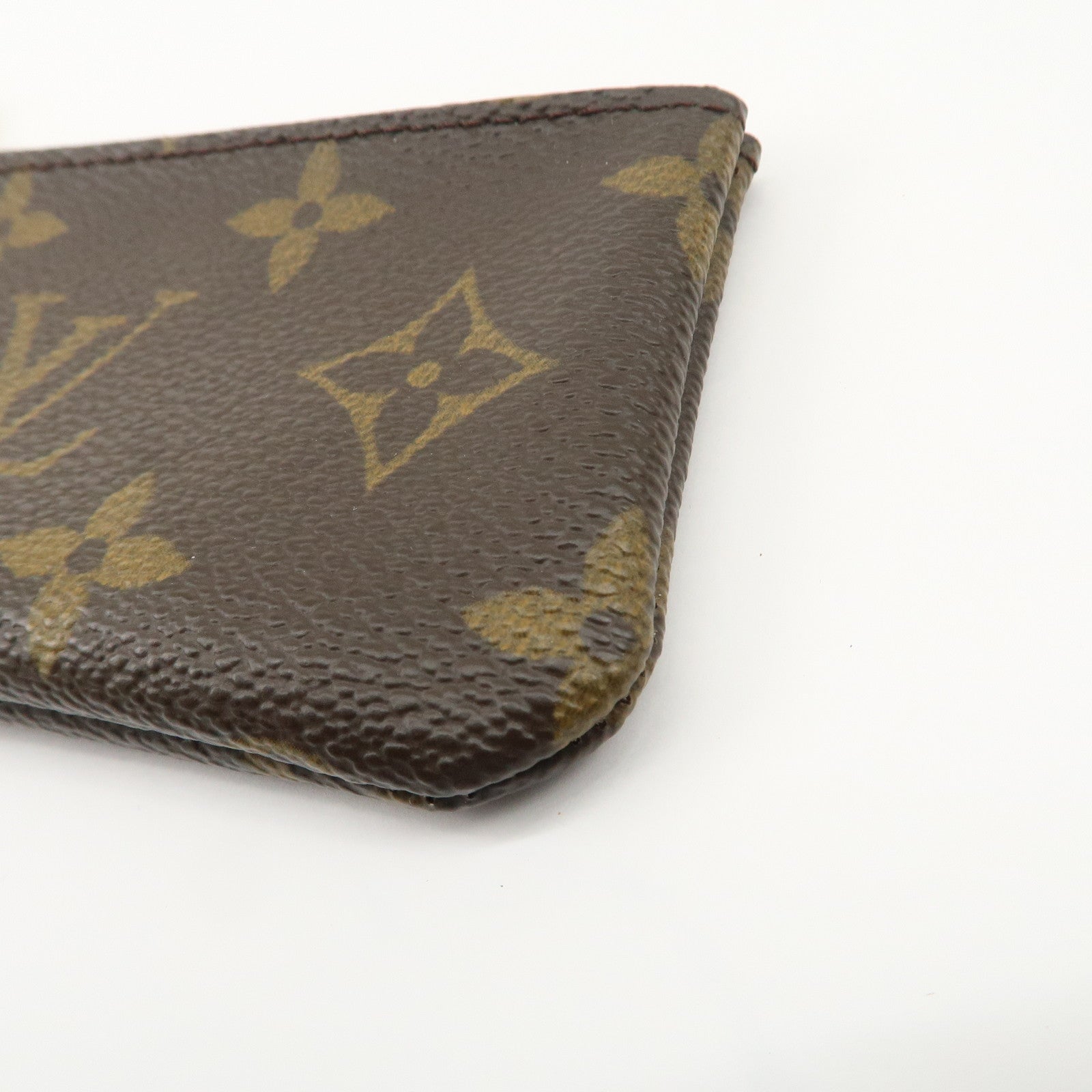 Louis Vuitton Monogram Pochette Cles Coin Case Key Case  M62650