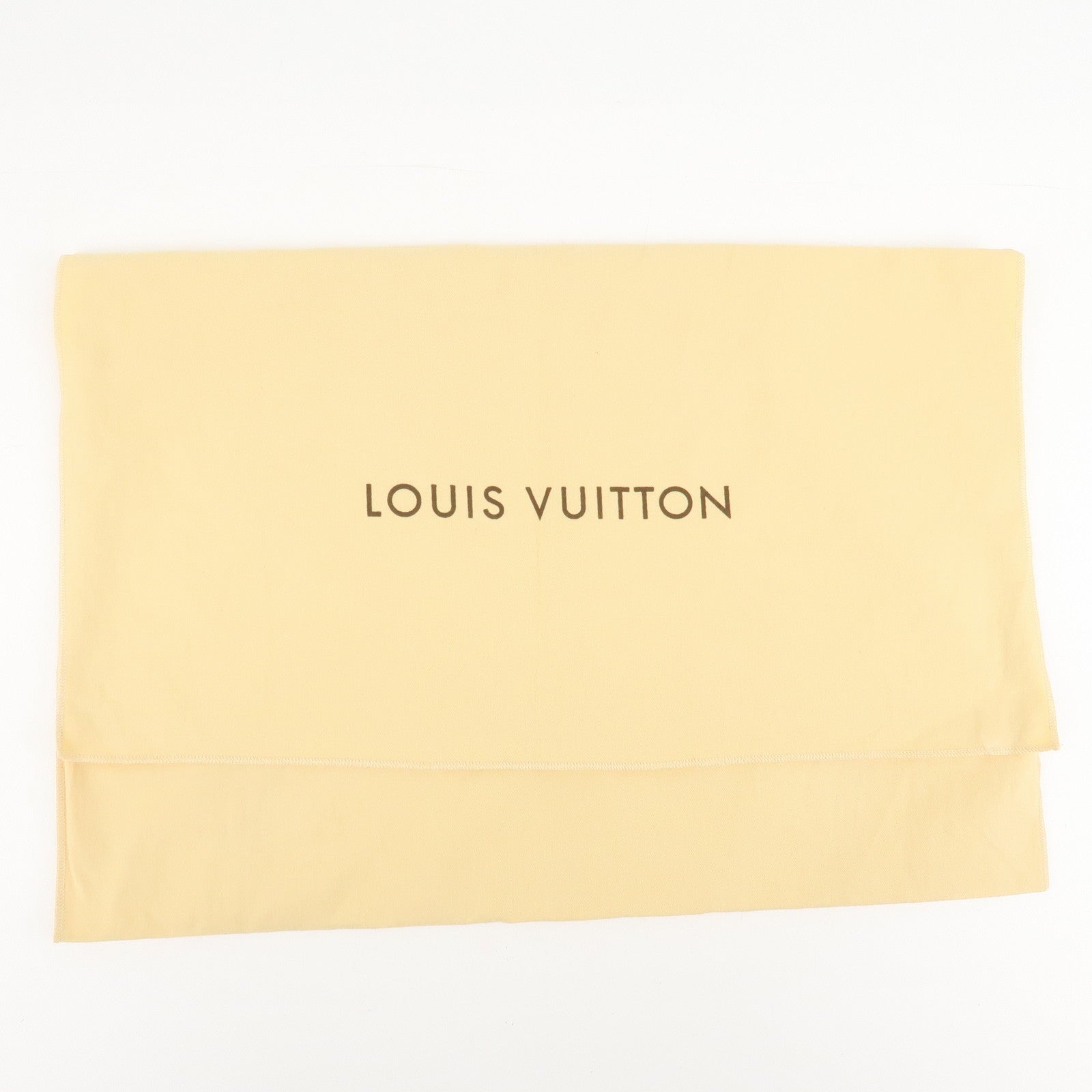 Louis Vuitton Set of 15 Dust Bag Storage Bag Flap Beige Used