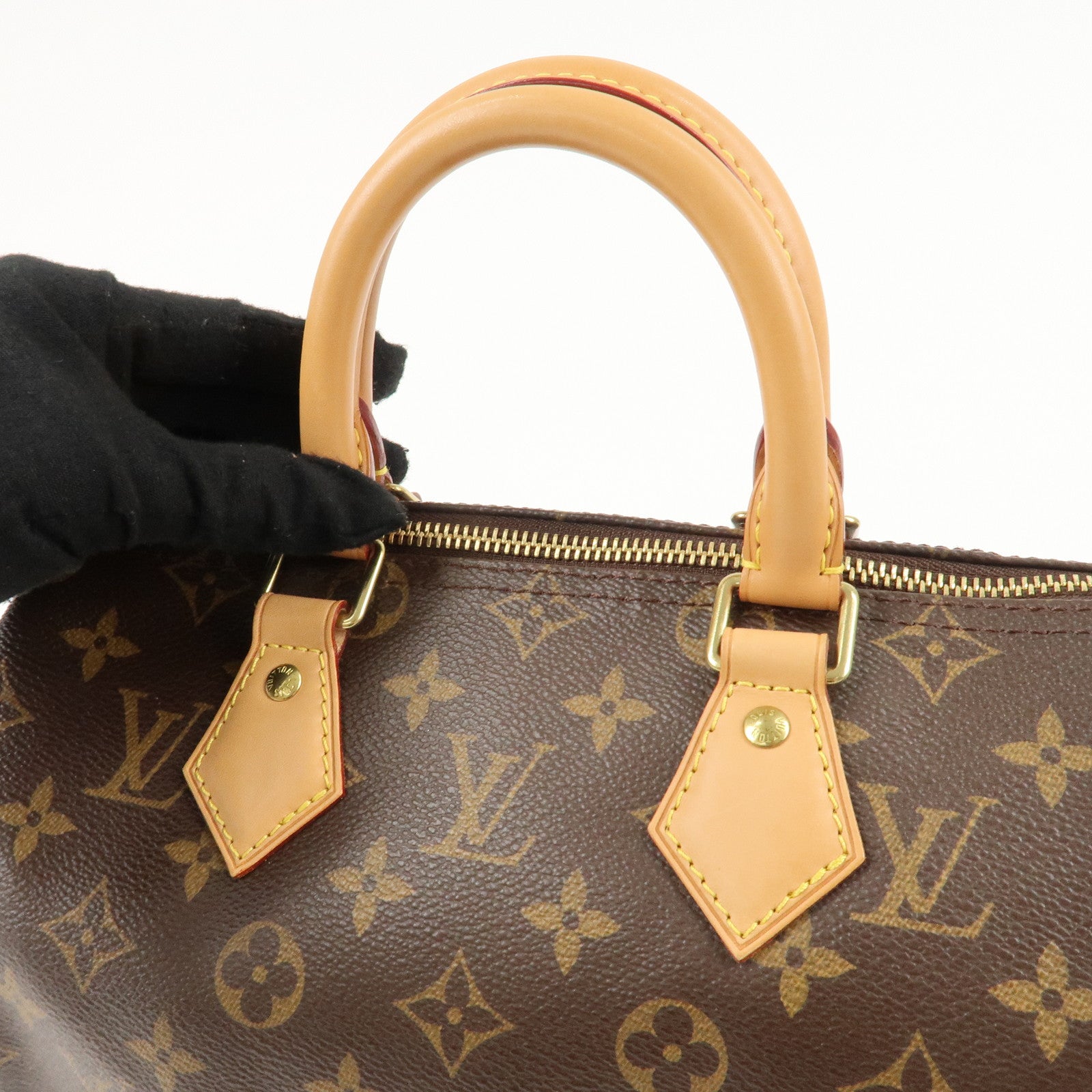 Louis Vuitton Monogram Speedy 25 Hand Bag Boston Bag M41109 Used