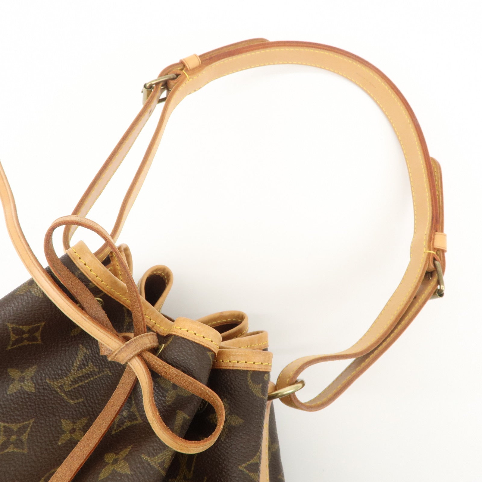 Louis Vuitton Monogram Noe Shoulder Bag Hand Bag Brown M42224 Used