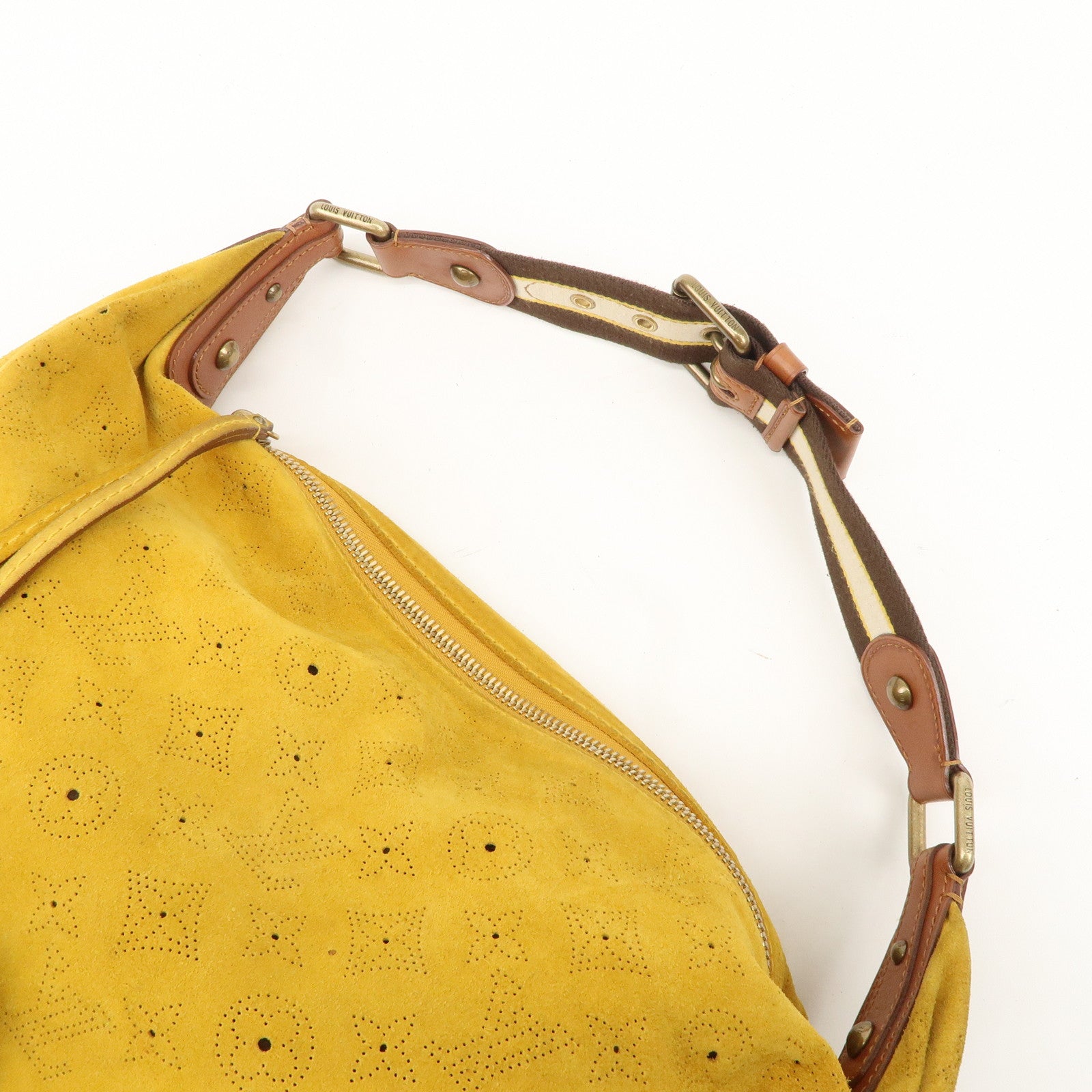 Louis Vuitton Monogram Mahina Onata GM Shoulder Bag Yellow M95118 Used