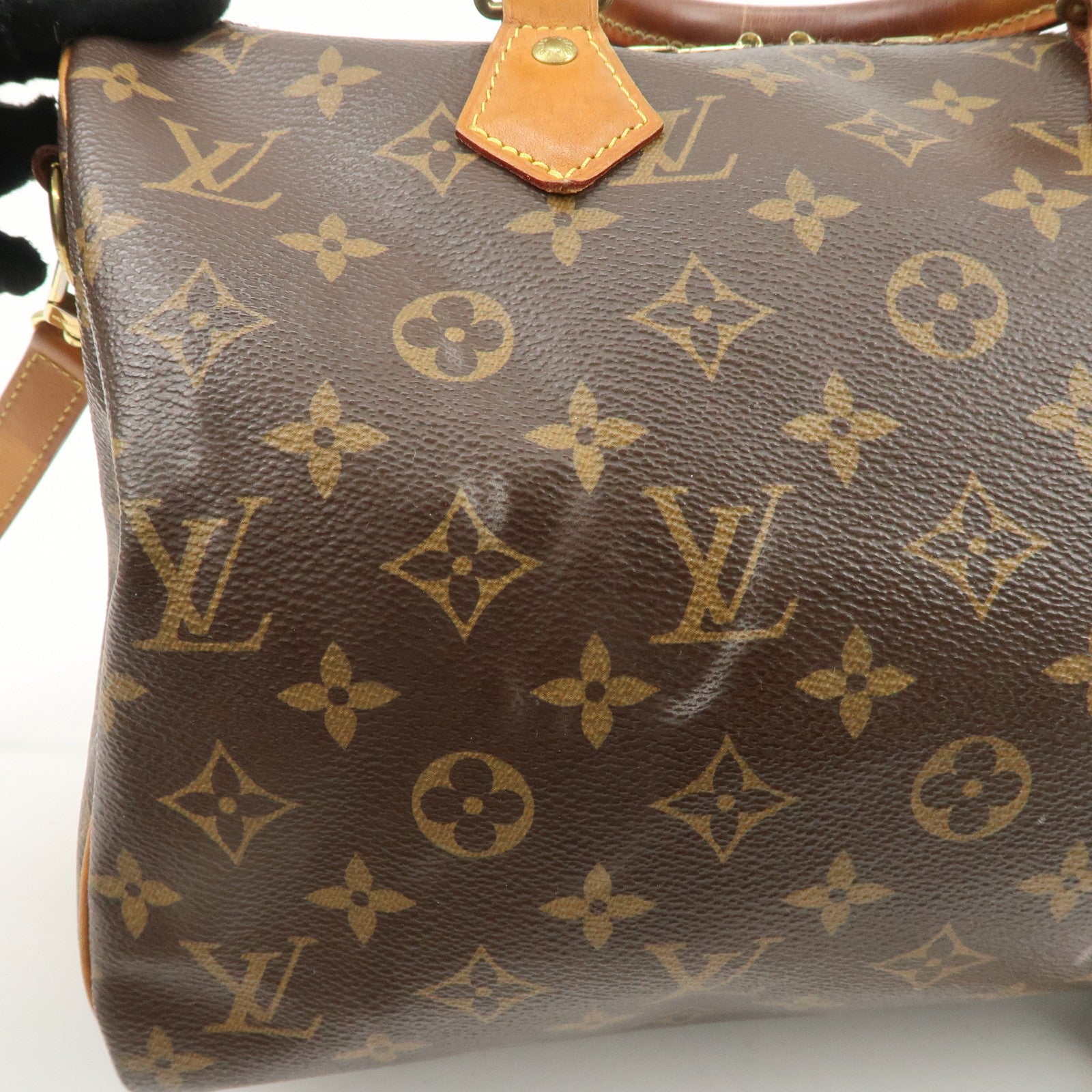 Louis Vuitton Monogram Speedy 30 Bandouliere Hand Bag M41112 Used