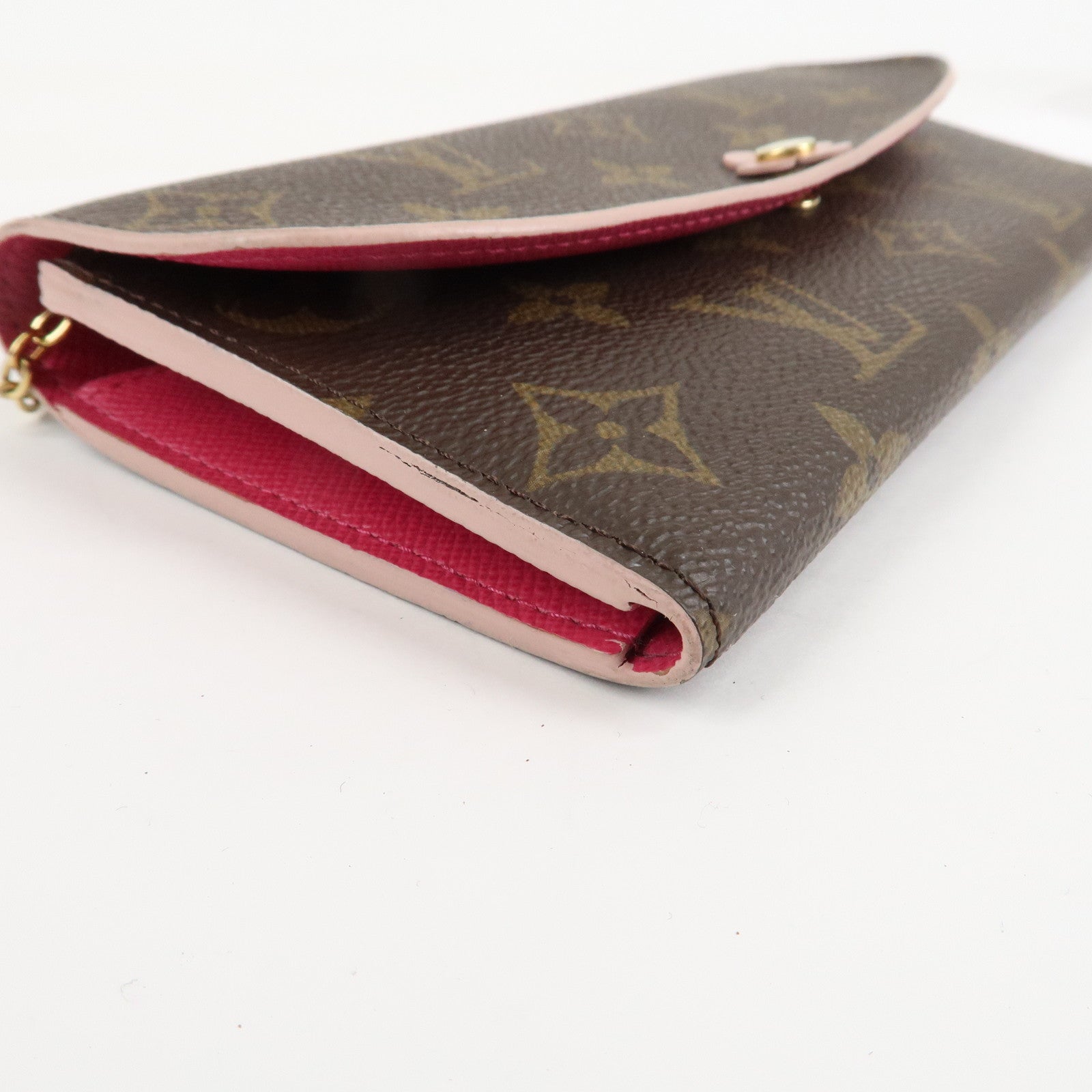 Louis Vuitton Monogram Portefeuille Emily Flower Wallet M64202 Used