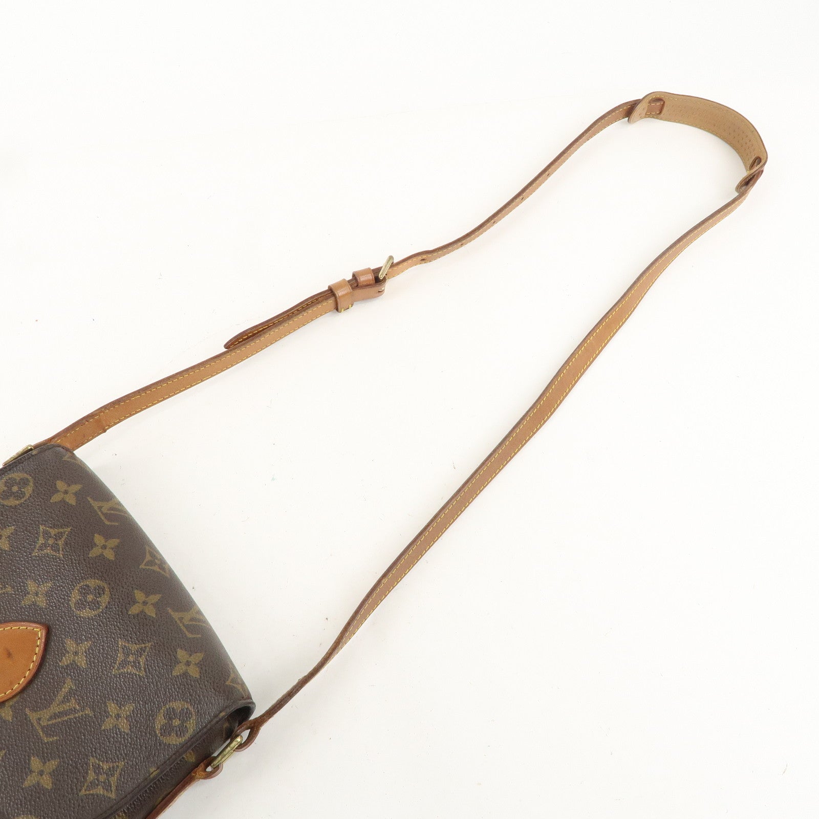 Louis Vuitton Monogram Saint Cloud MM Shoulder Bag Brown M51243