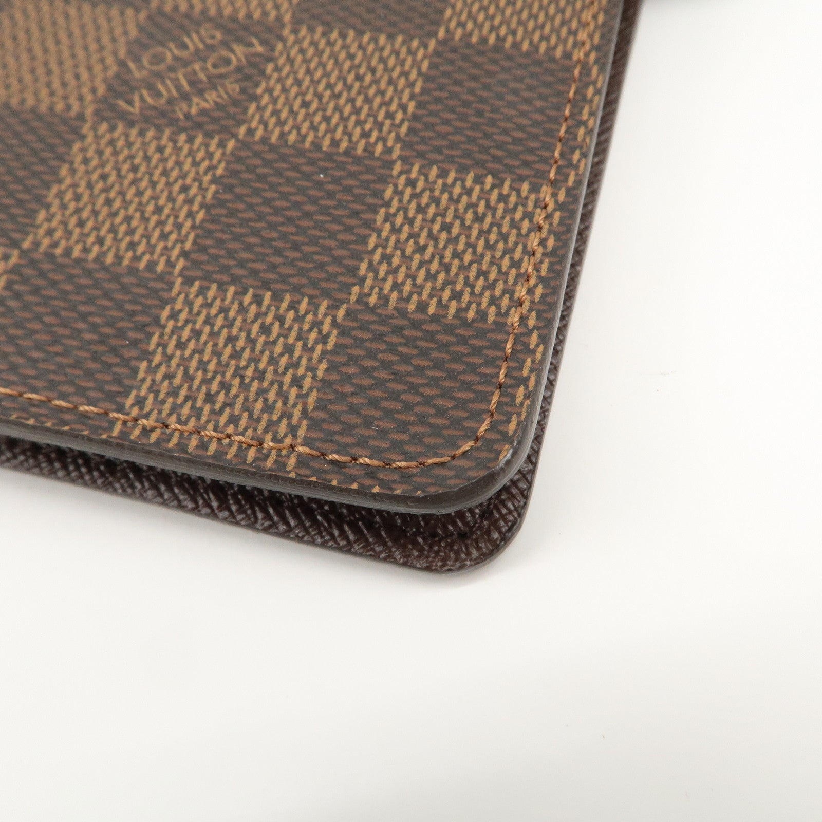 Louis Vuitton Damier Agenda MM Planner Cover Brown R20701 Used