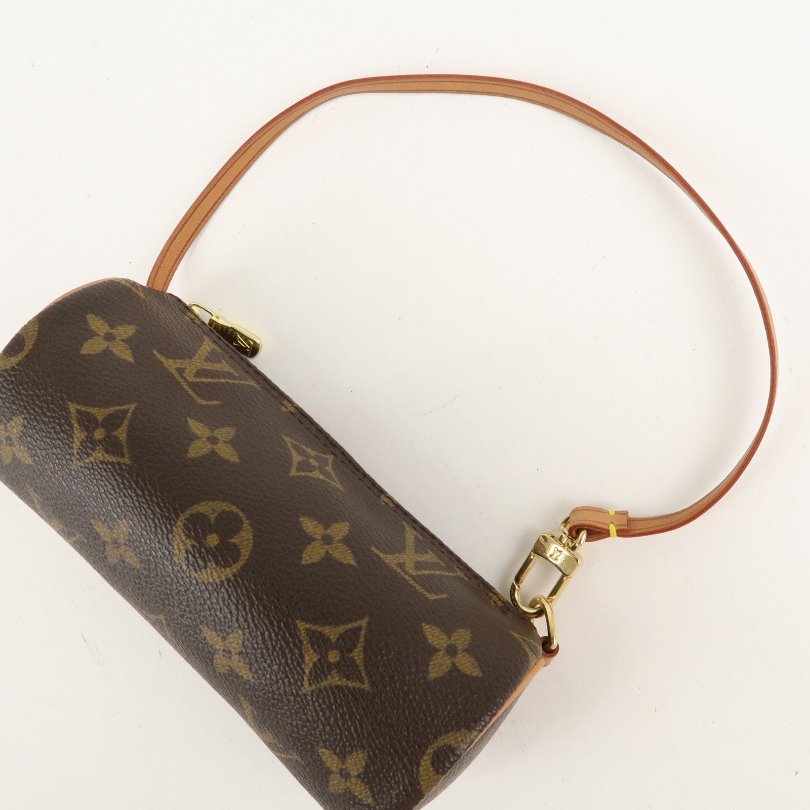 Louis Vuitton Monogram Mini Pouch for Papillon Bag Brown Used