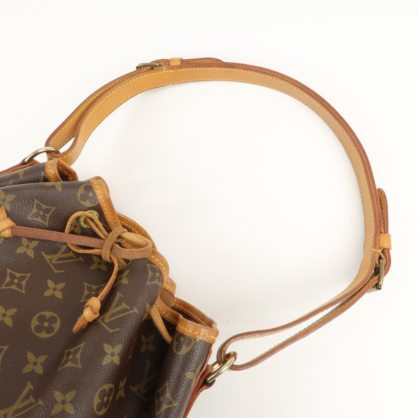 Louis Vuitton Monogram Noe Shoulder Bag Hand Bag Brown M42224 Used