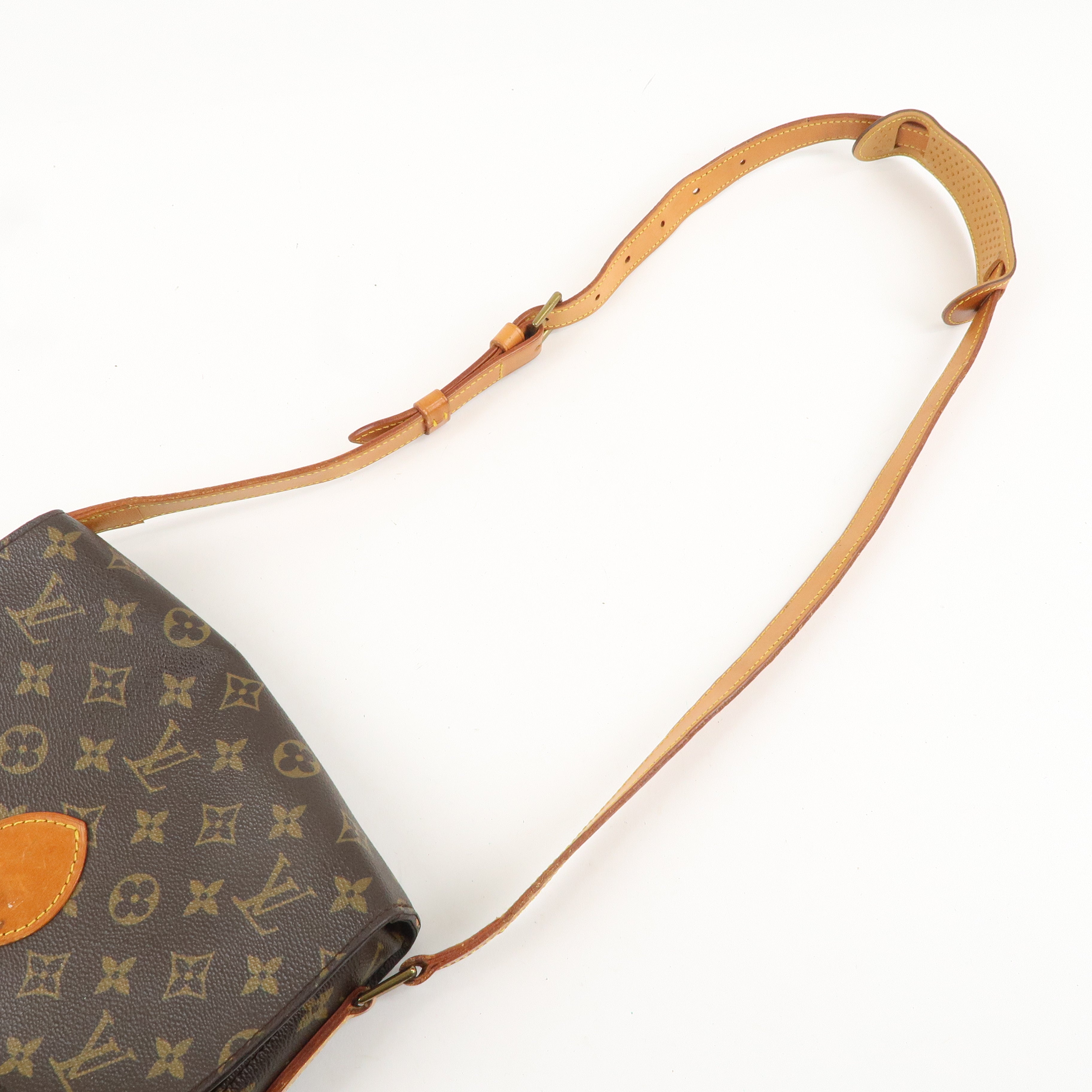 Louis Vuitton Monogram Saint Cloud GM Shoulder Bag Brown M51242