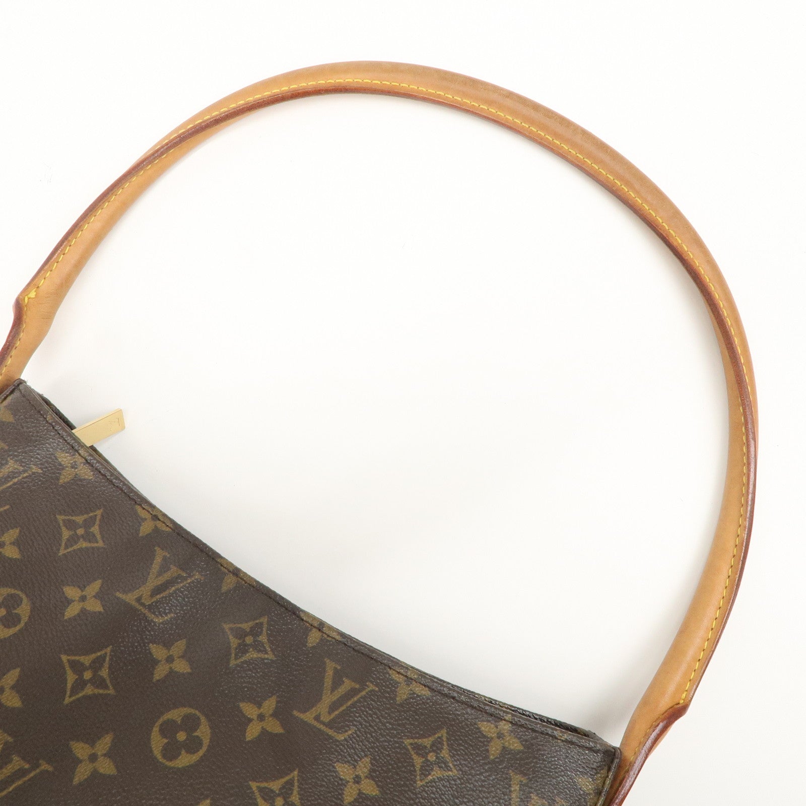 Louis Vuitton Monogram Looping GM Shoulder Bag Brown M51145 Used