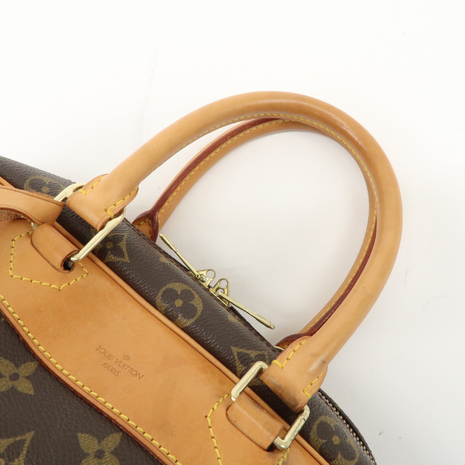 Louis Vuitton Monogram Deauville Hand Bag M47270 Used