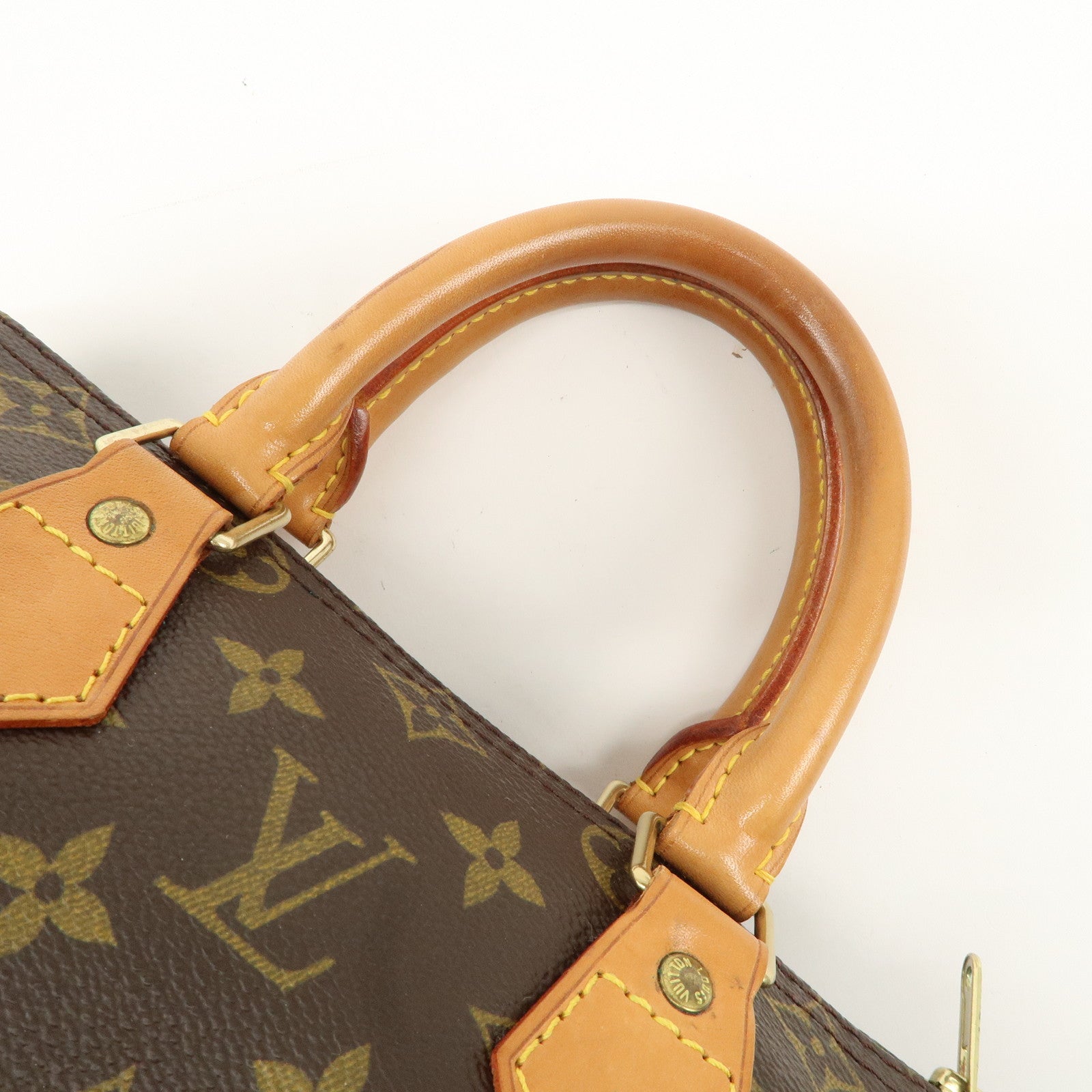 Louis Vuitton Monogram Speedy 25 Hand Bag Boston Bag M41528 Used