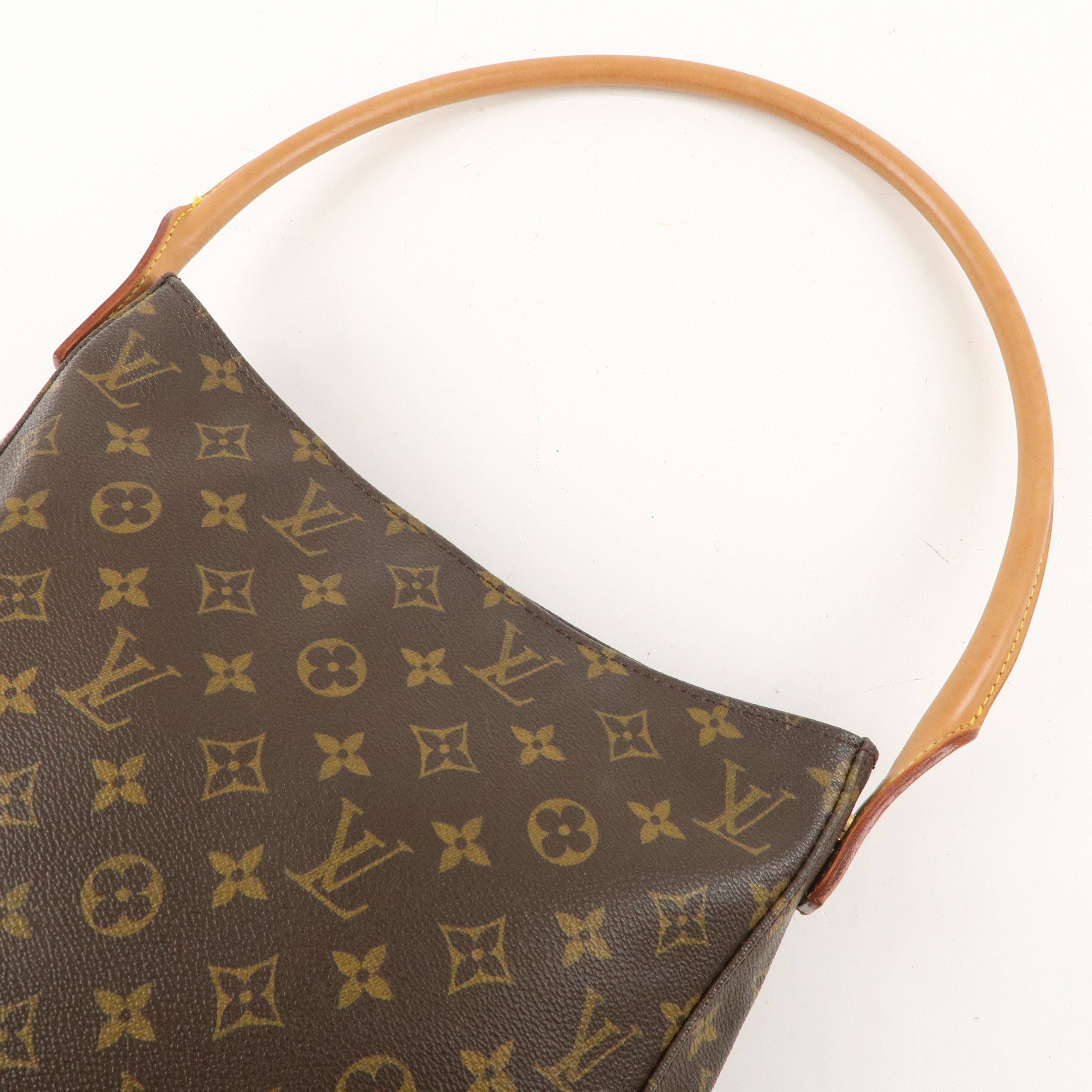 Louis Vuitton Monogram Looping GM Shoulder Bag Brown M51145