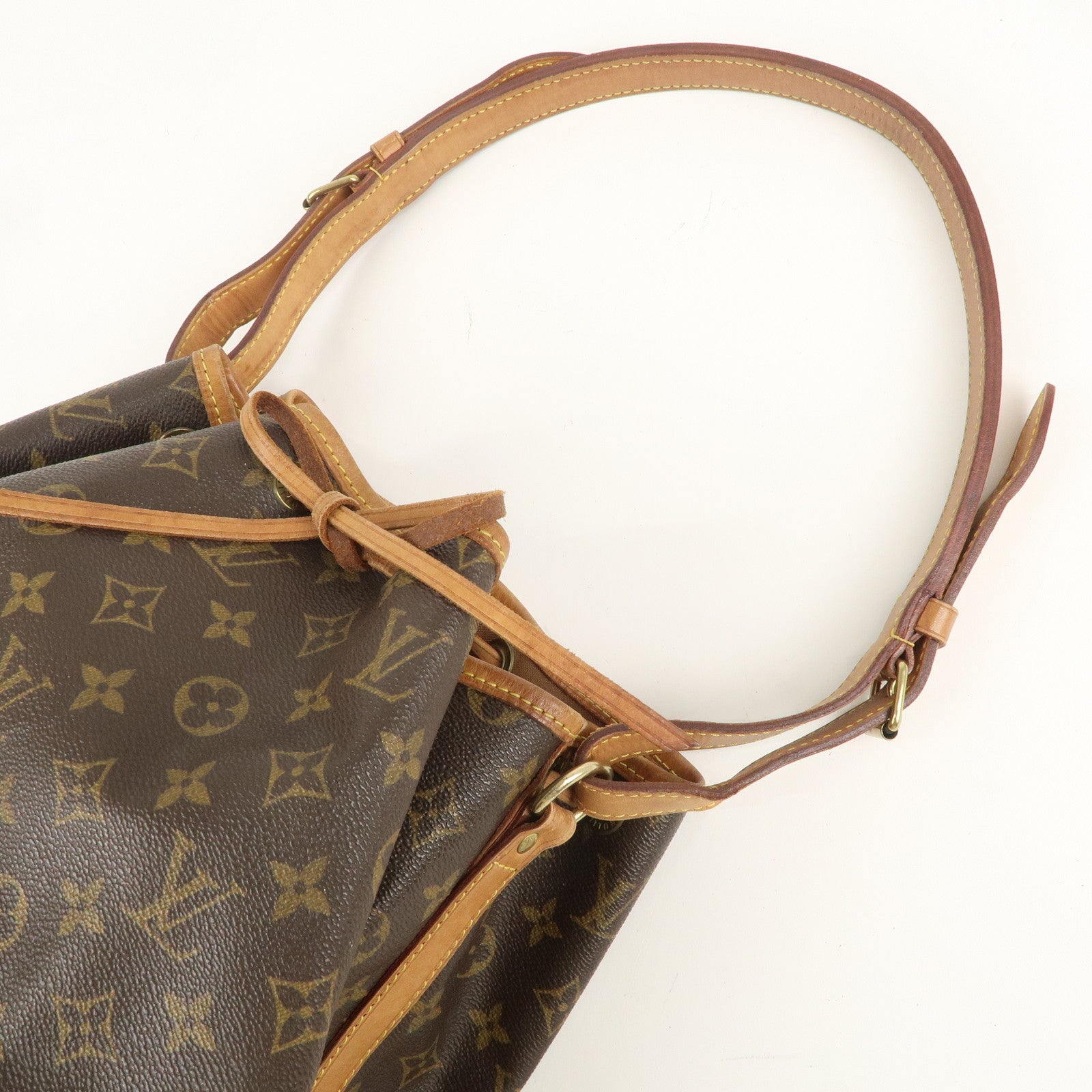 Louis Vuitton Monogram Noe Shoulder Bag Hand Bag Brown M42224