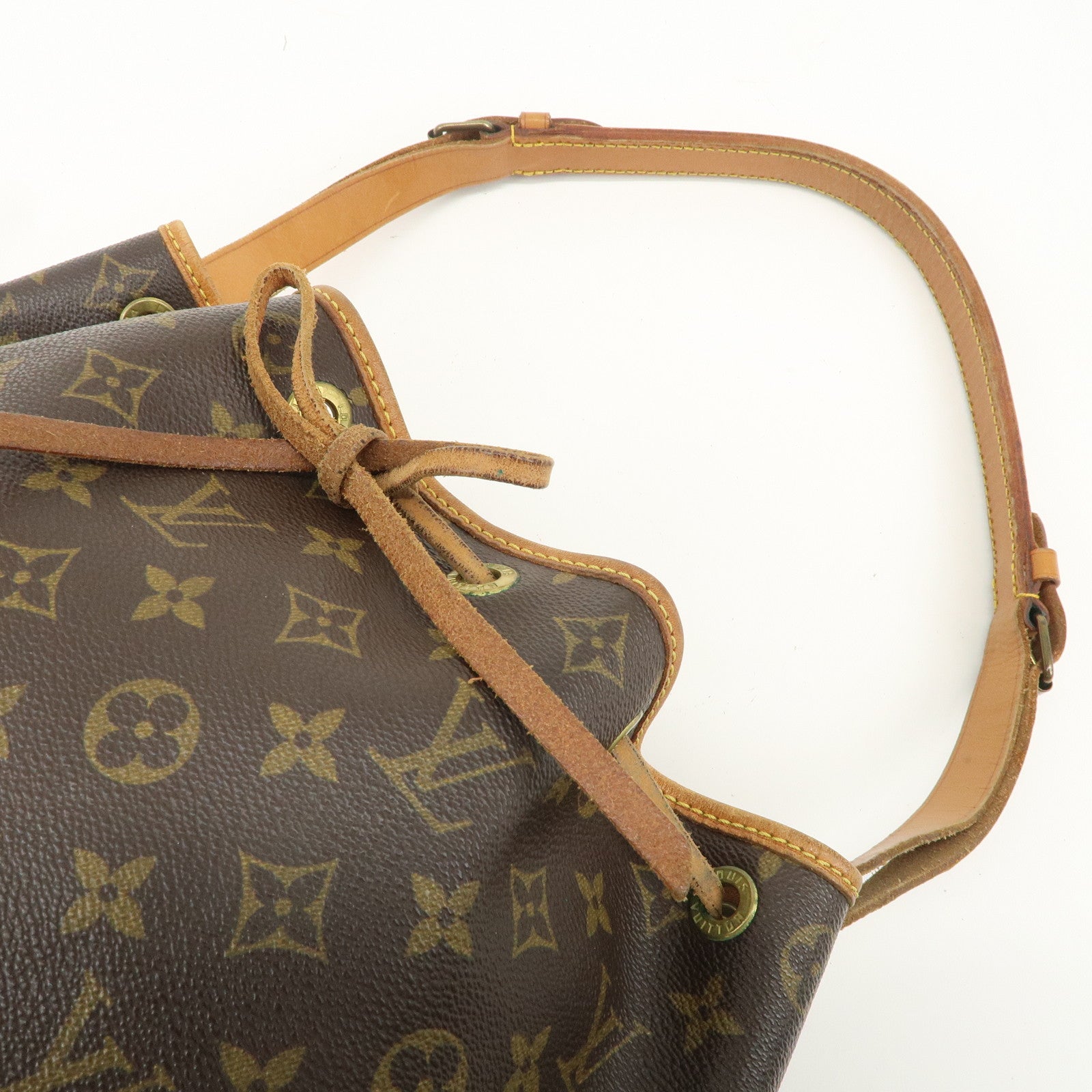 Louis Vuitton Monogram Noe Shoulder Bag Brown M42224