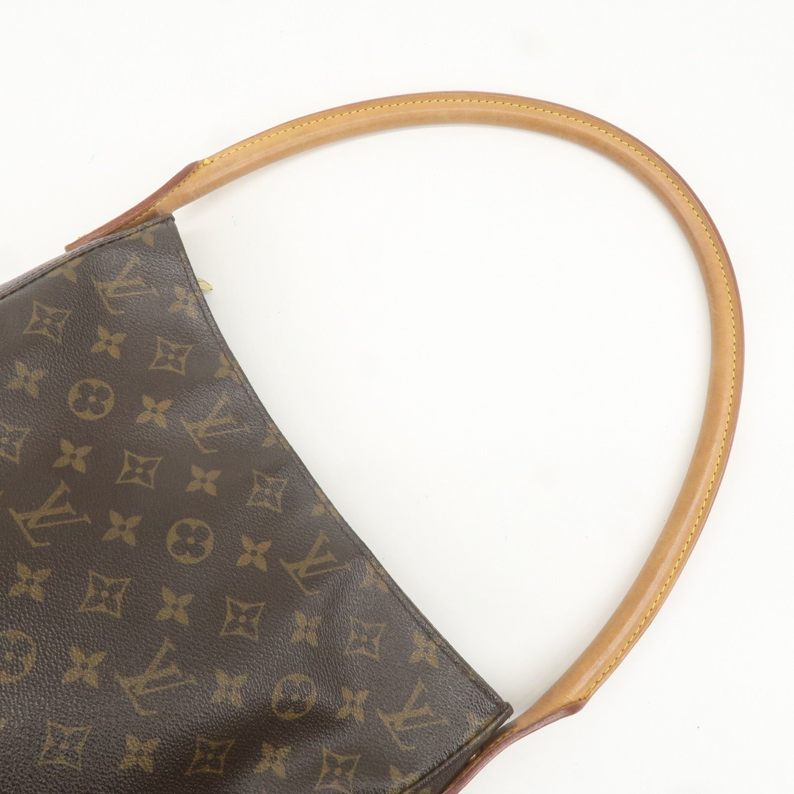 Louis Vuitton Monogram Looping GM Shoulder Bag Brown M51145