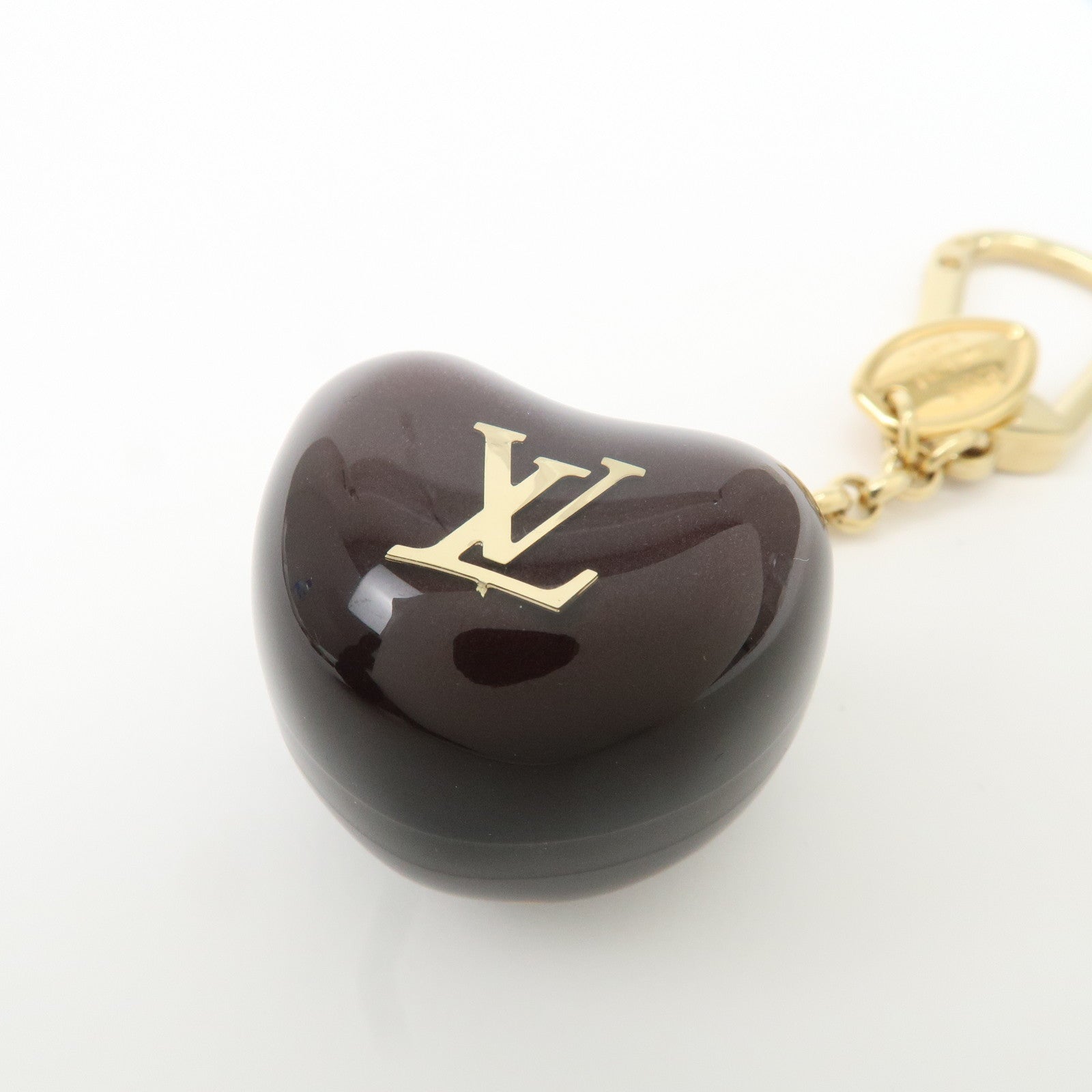 Louis Vuitton Porte Cles Pomme Bag Charm Amarante M66494 Used