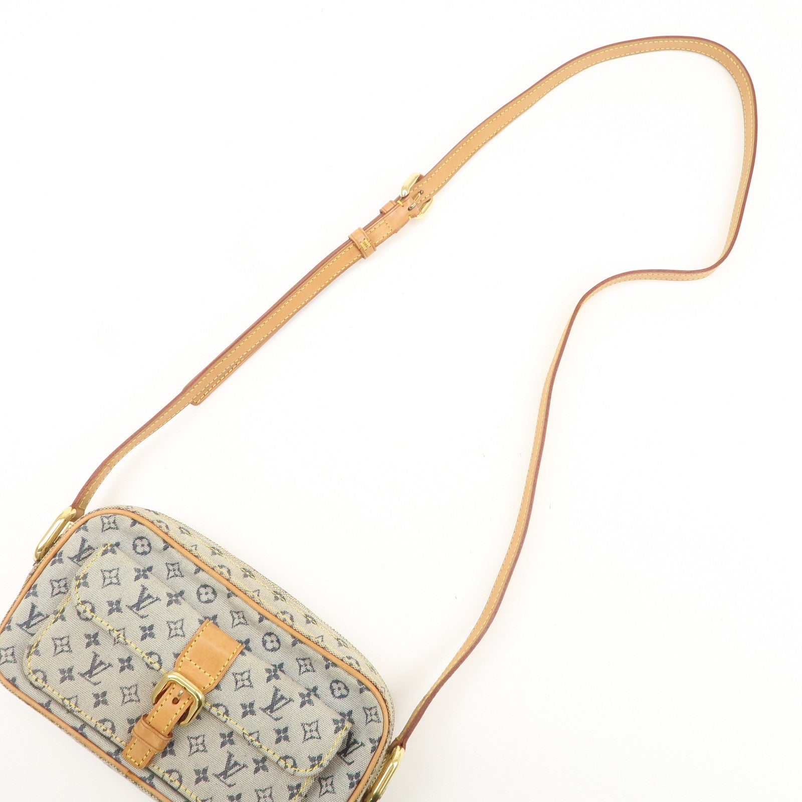 Louis Vuitton Monogram Mini Juliet MM Shoulder Bag TST Blue M92004 Used