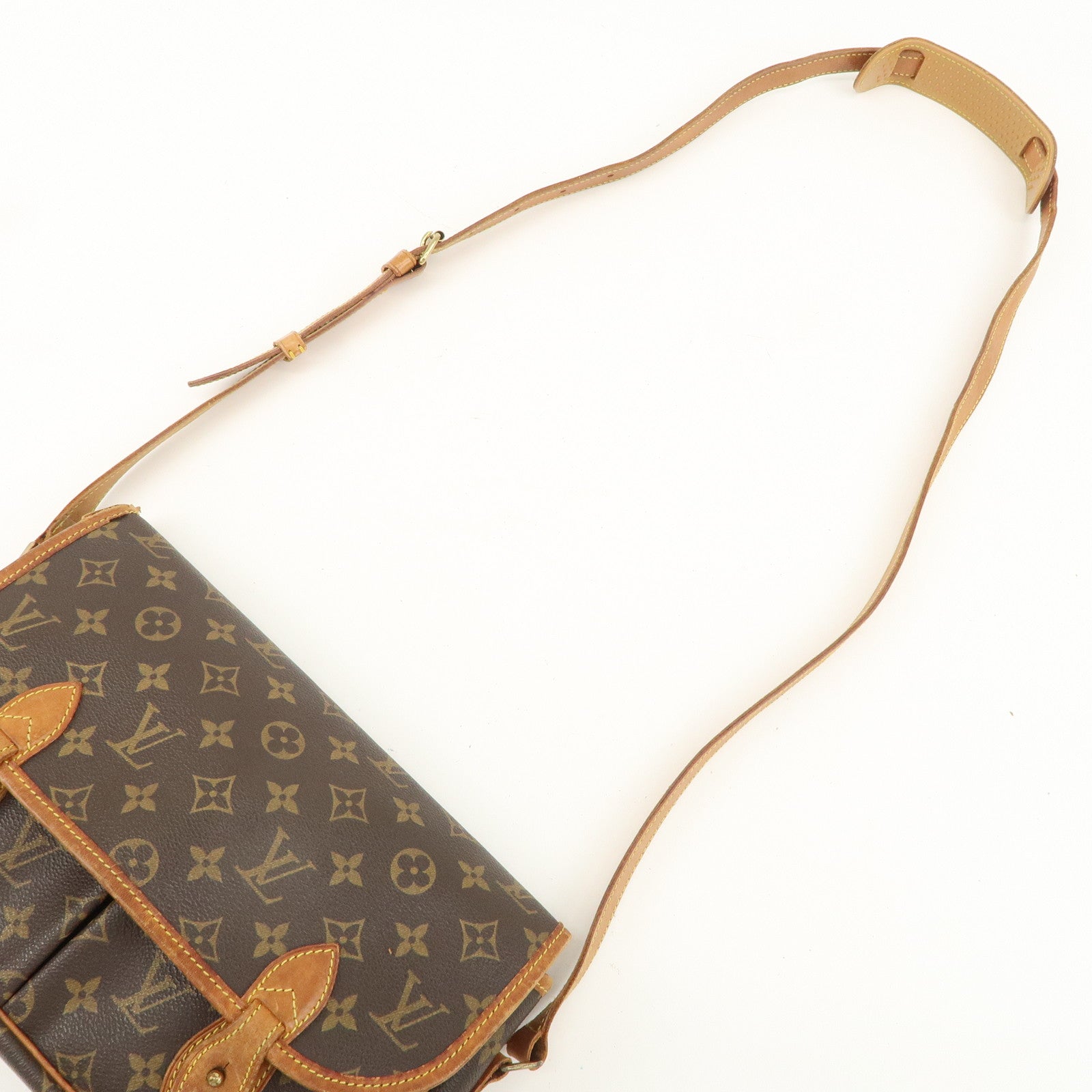 Louis Vuitton Monogram Gibessière MM Shoulder Bag M42247