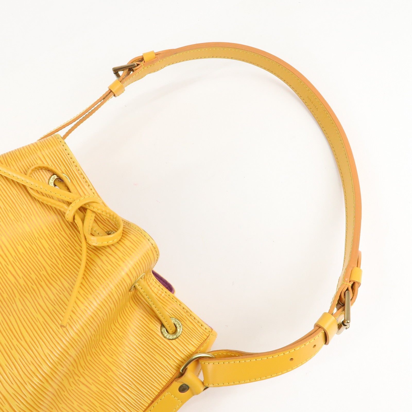 Louis Vuitton Epi Petit Noe Shoulder Bag Tassili Yellow M44109 Used