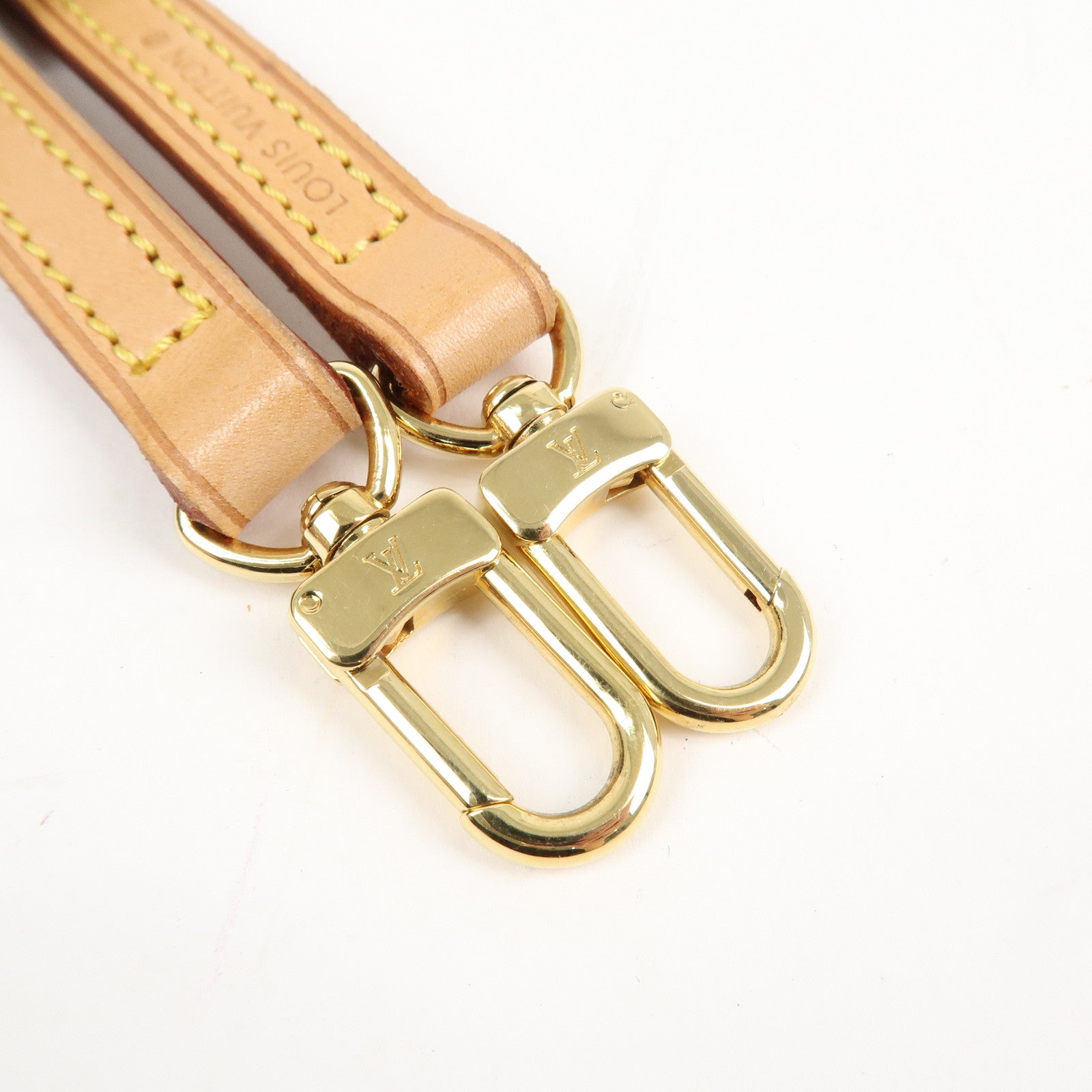 Louis Vuitton Nume Leather Shoulder Strap 120cm Natural J00145 Used