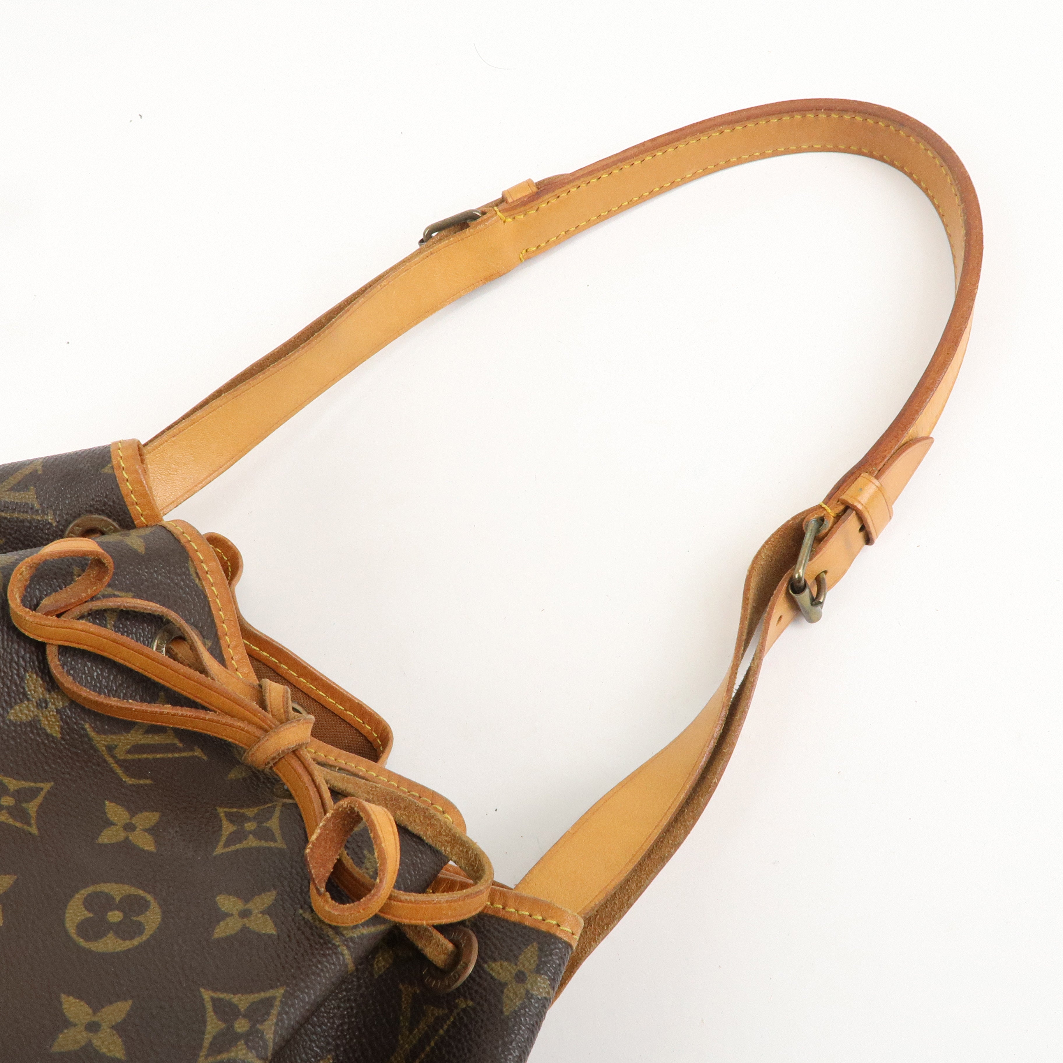 Louis Vuitton Monogram Petit Noe Shoulder Bag Brown M42226