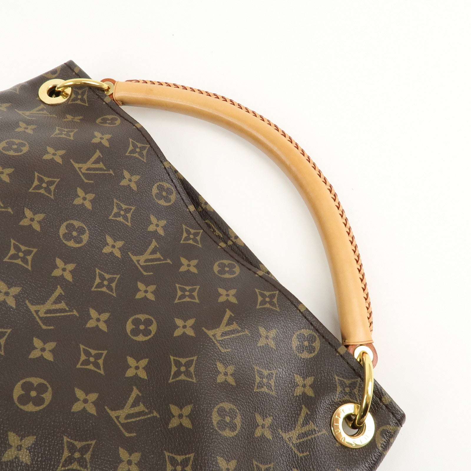 Louis Vuitton Monogram Artsy MM Shoulder Bag Brown M40249